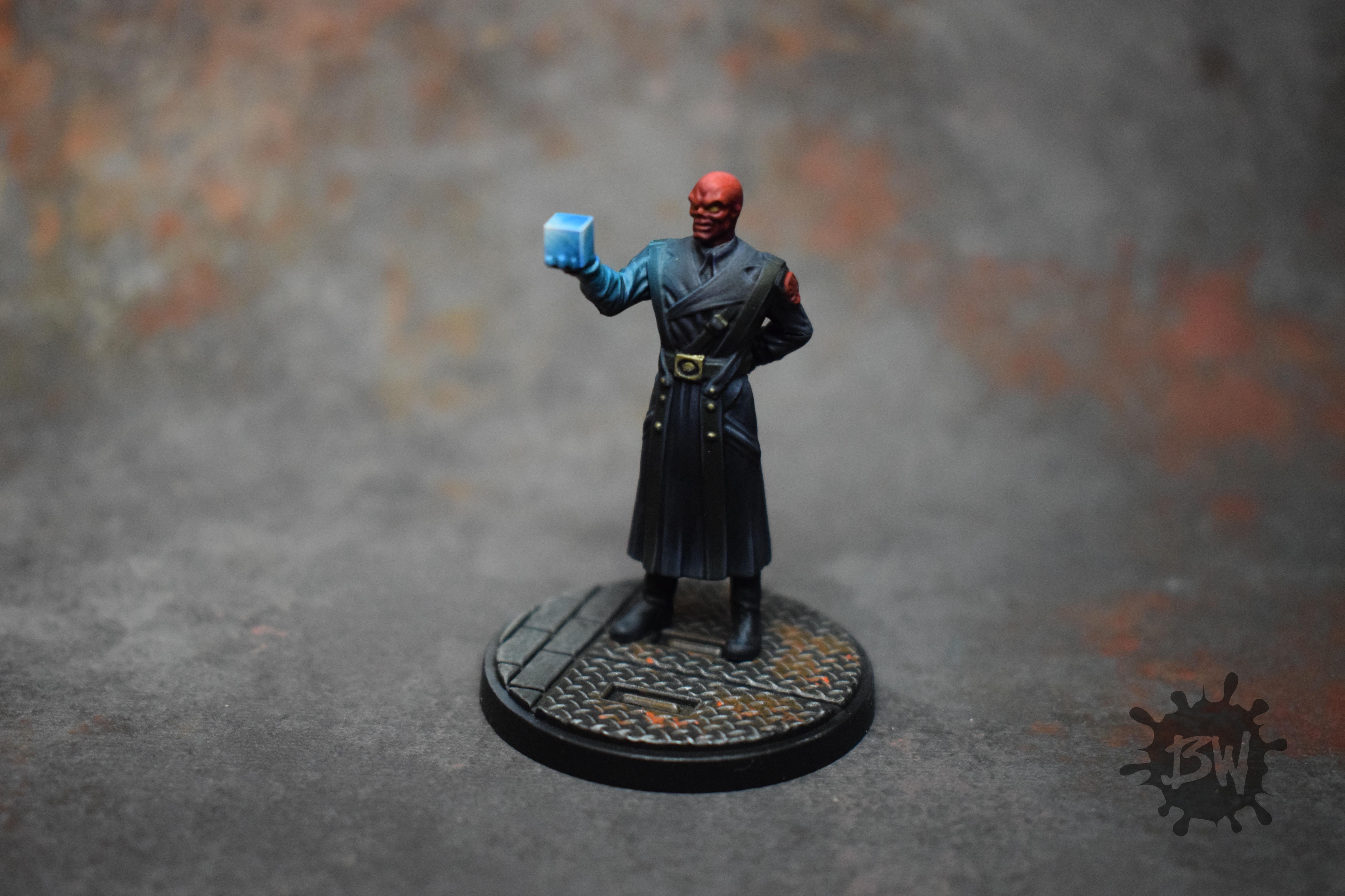 Amg, Atomic Mass Games, Bw, Marvel, Marvel Crisis Protocol, Red Skull