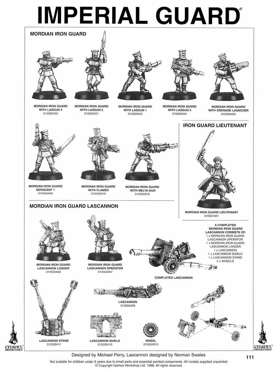 2nd Edition, Catalogue, Imperial Guard, Mordian, Warhammer 40,000