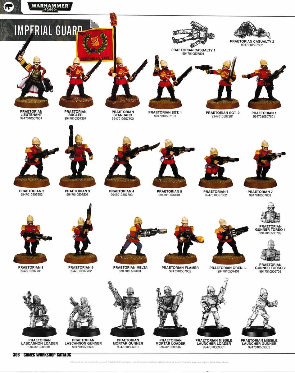 2nd Edition, Catalogue, Imperial Guard, Mordian, Praetorians, Warhammer 40,000