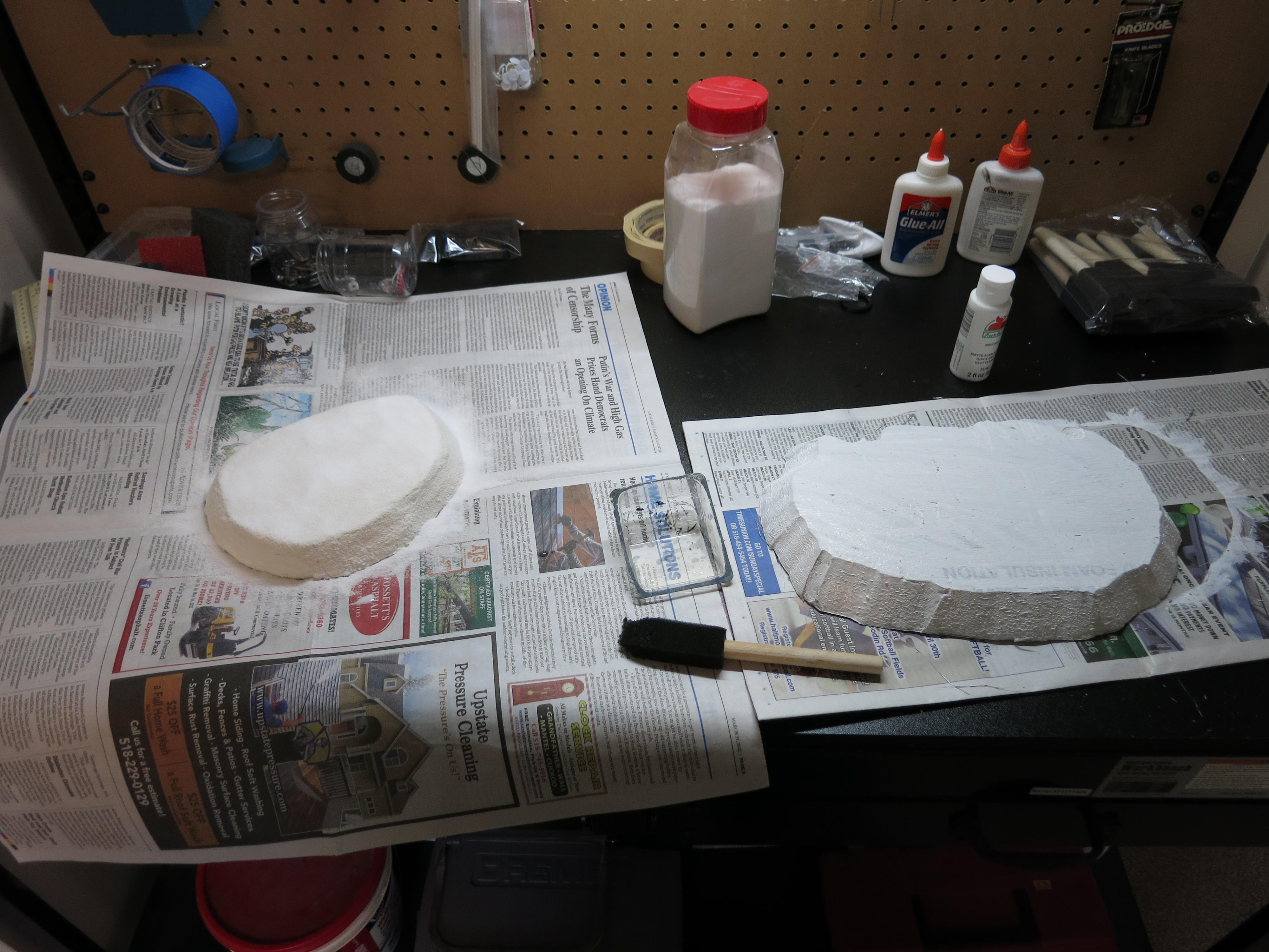 flock and paint