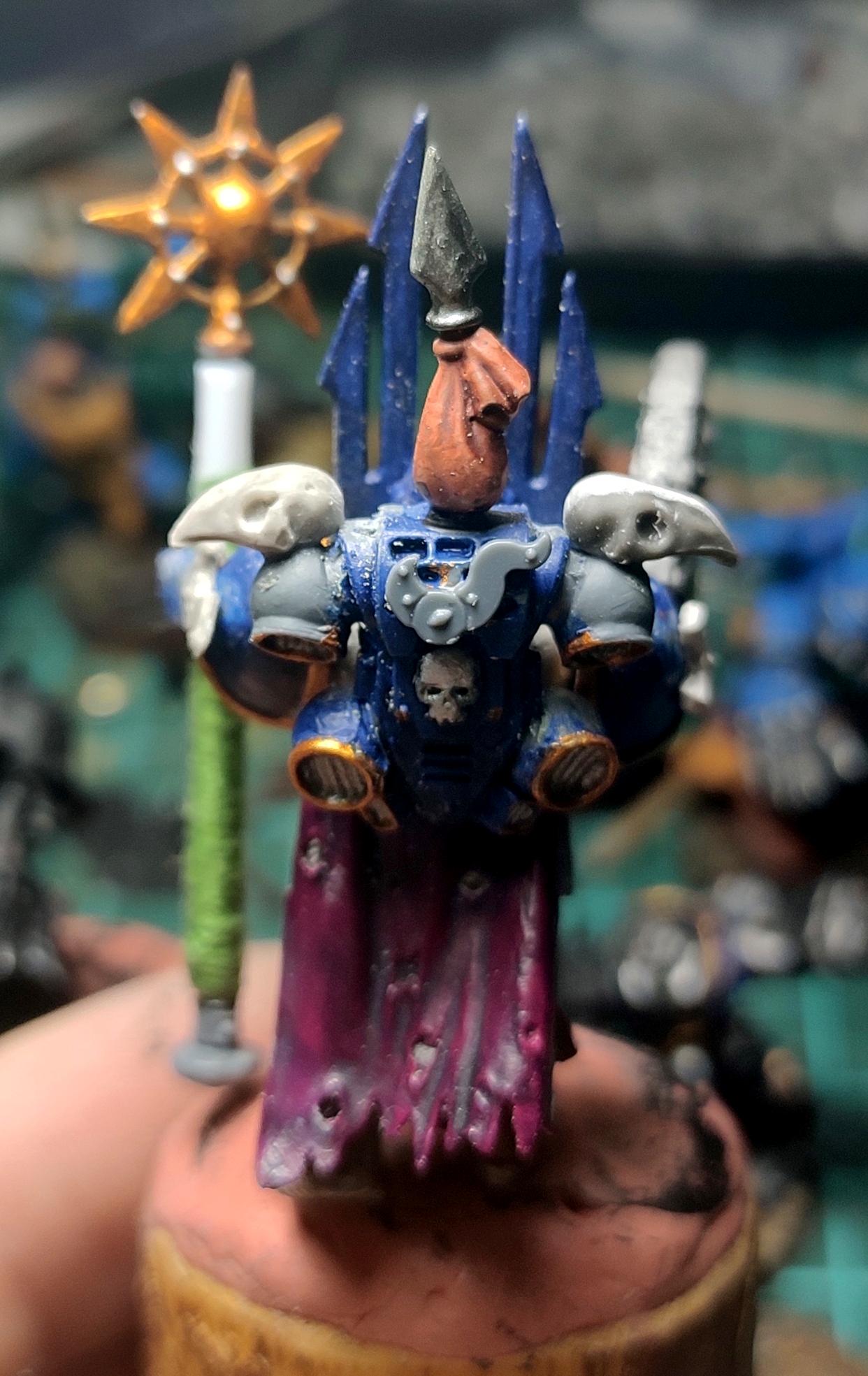 All Is Dust, Chaos, Chaos Space Marines, Conversion, Heresy, Heretic Astartes, Infantry, Kitbash, Rebuild, Sorcerer, Thousand Sons, Traitor Legions, Warhammer 40,000, Work In Progress