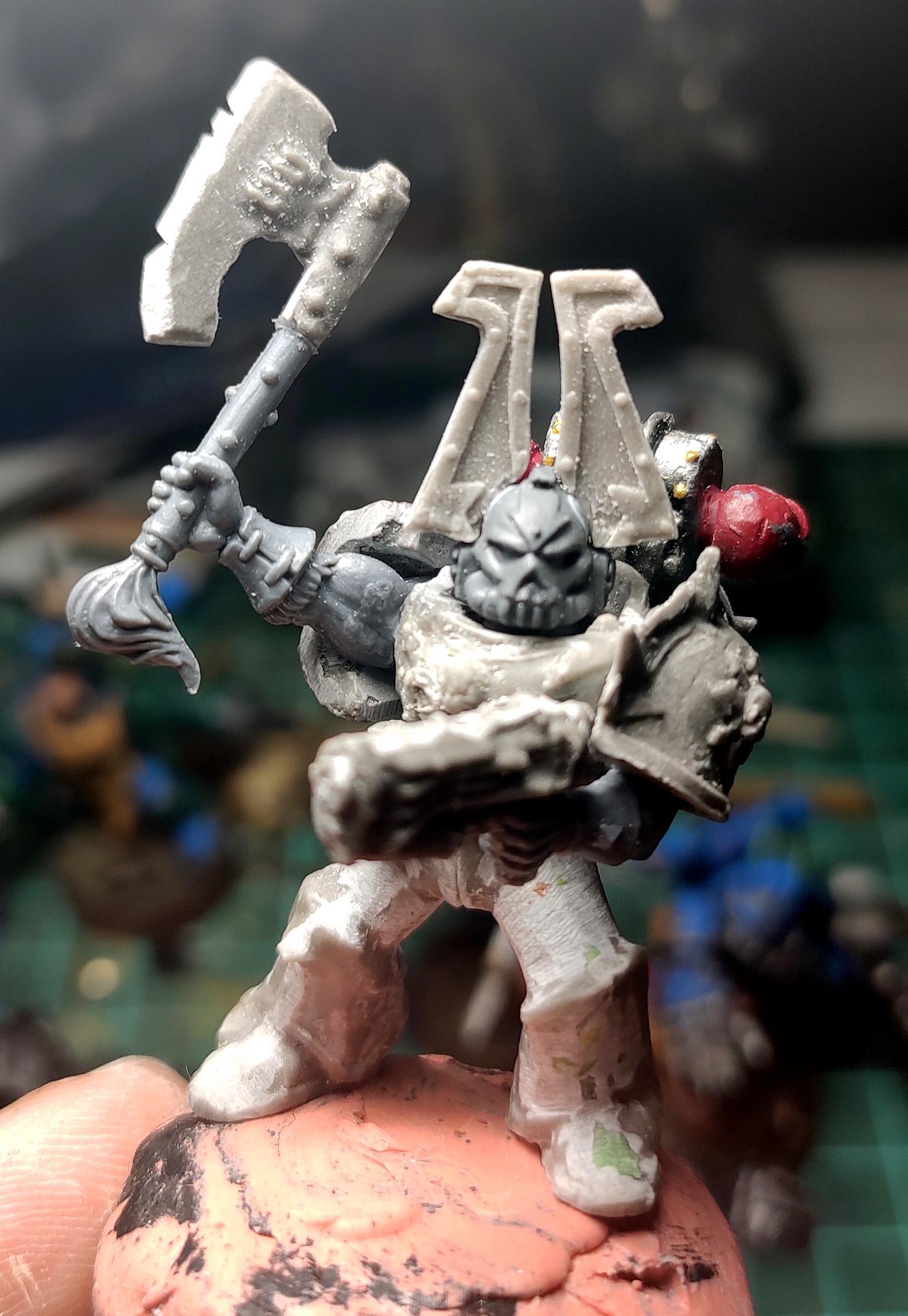 Axe, Bare Hand, Berserk, Berserkers, Berzerk, Berzerker, Blood For The Blood God, Casting, Chaos, Chaos Space Marines, Conversion, Heresy, Heretic Astartes, Infantry, Khorne, Kitbash, Plasma Pistol, Putty, Skulls For Skull Throne, Traitor Legions, Warhammer 40,000, Work In Progress, World Eaters