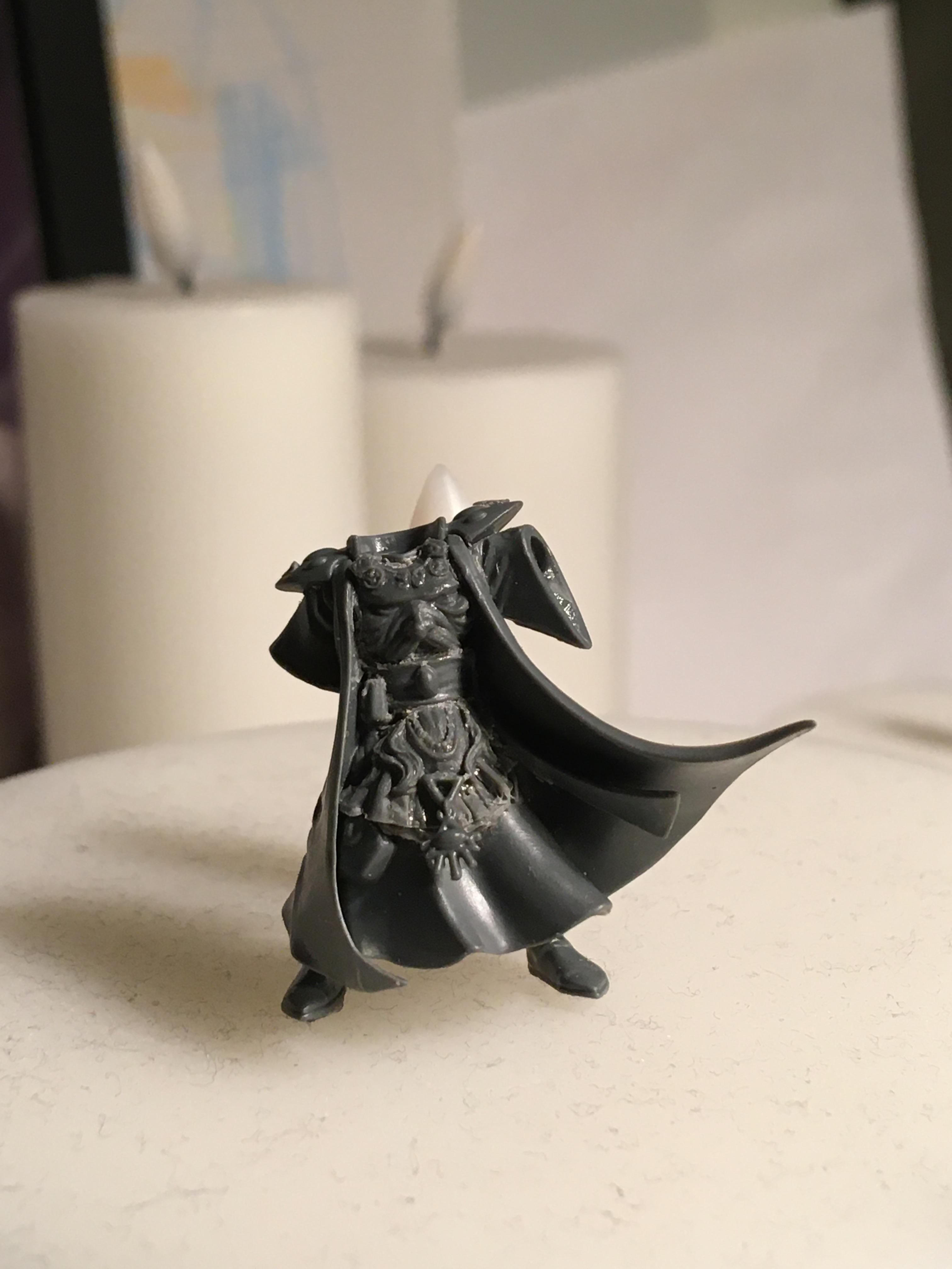 Aeldari, Conversion, Eldar, Farseer, Kingdom Death, Kingdom Death: Monster, Screaming God Armor, Space Elves, Warhammer 40,000, Warhammer Fantasy