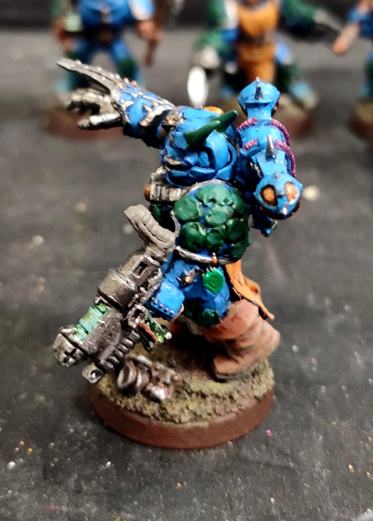 Alpha Legion, Chaos, Chaos Space Marines, Chaos Undivided, Combi Weapon, Conversion, Greenstuff, Heresy, Heretic Astartes, Hydra Dominatus, Infantry, Kitbash, Lightning Claw, Scales, Traitor Legions, Warhammer 40,000