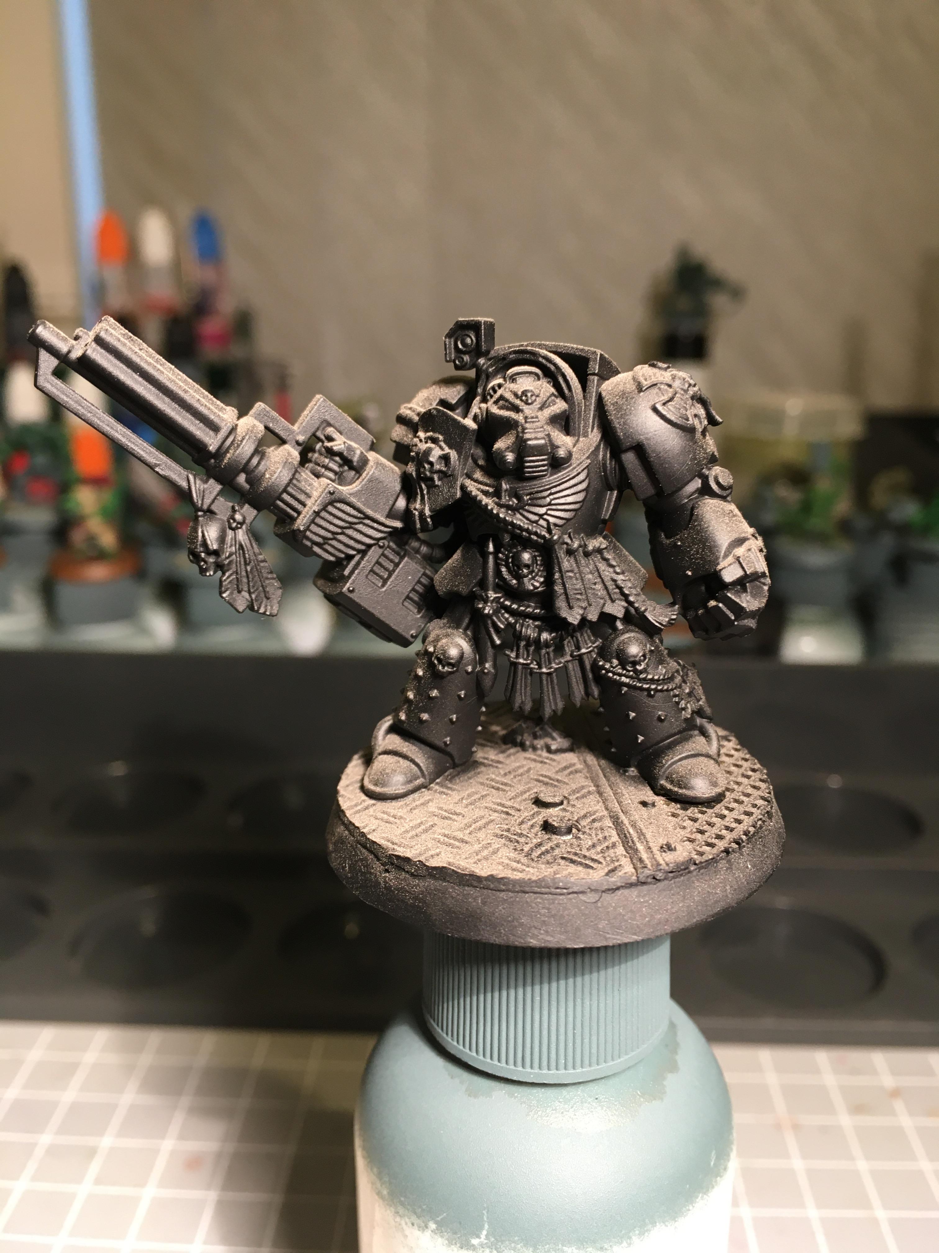 Dark Angels, Deathwing, Terminator Armor, Warhammer 40,000, Work In Progress