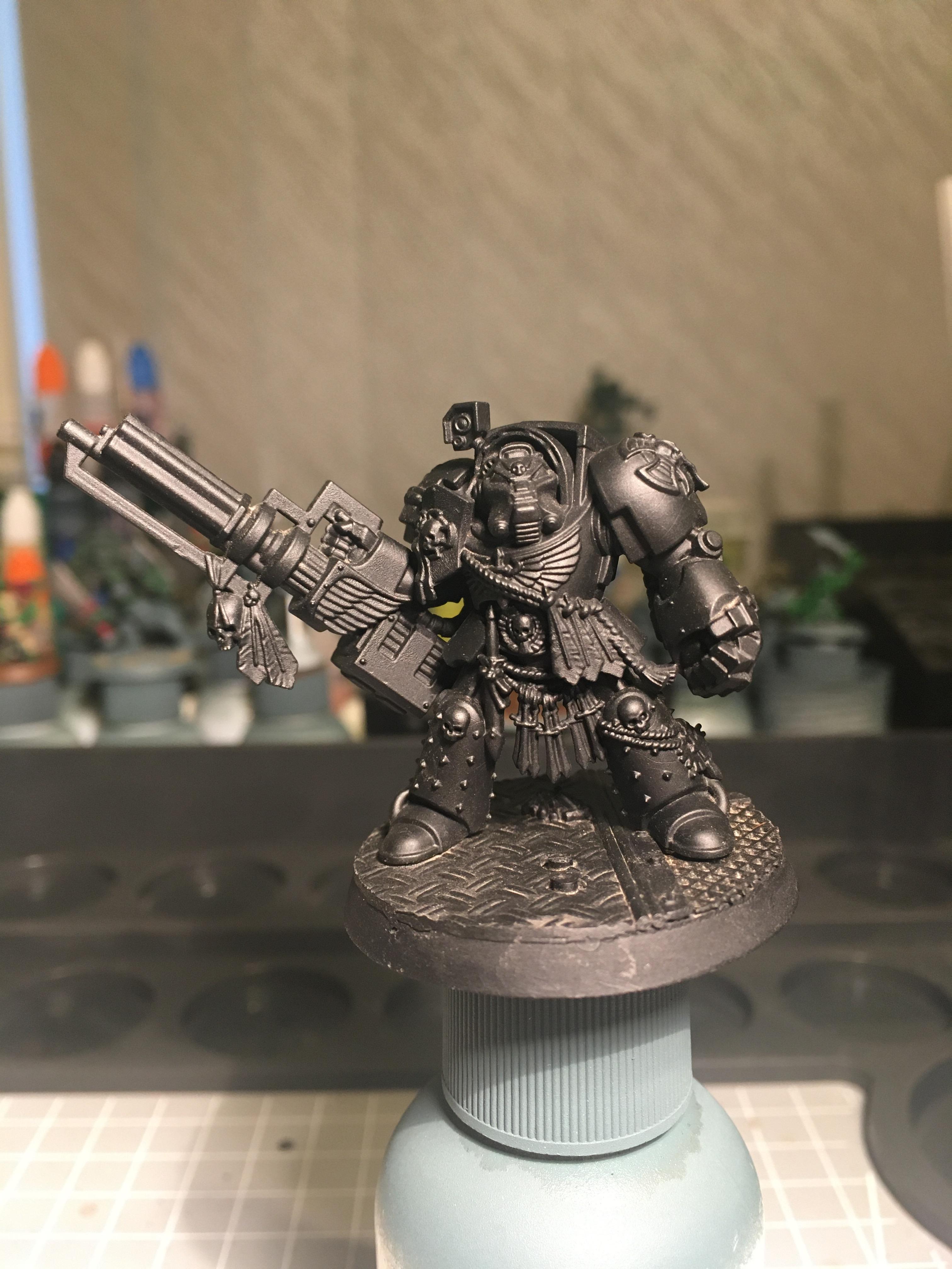 Dark Angels, Deathwing, Terminator Armor, Warhammer 40,000, Work In Progress