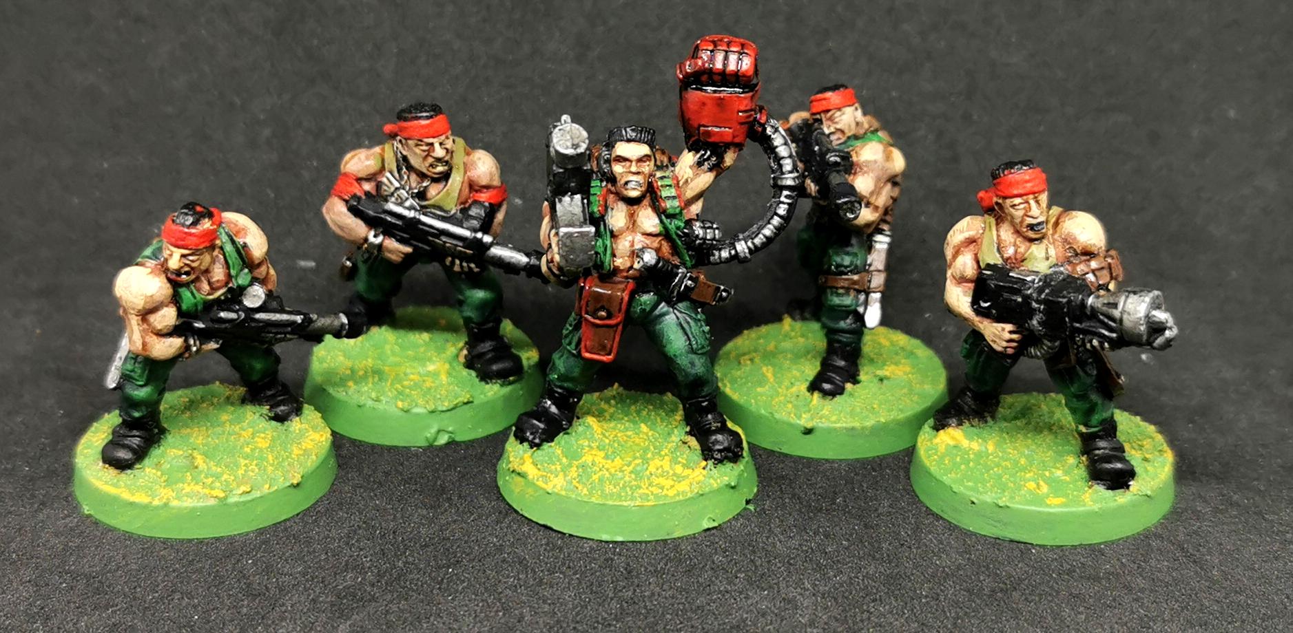 Catachan command squad
