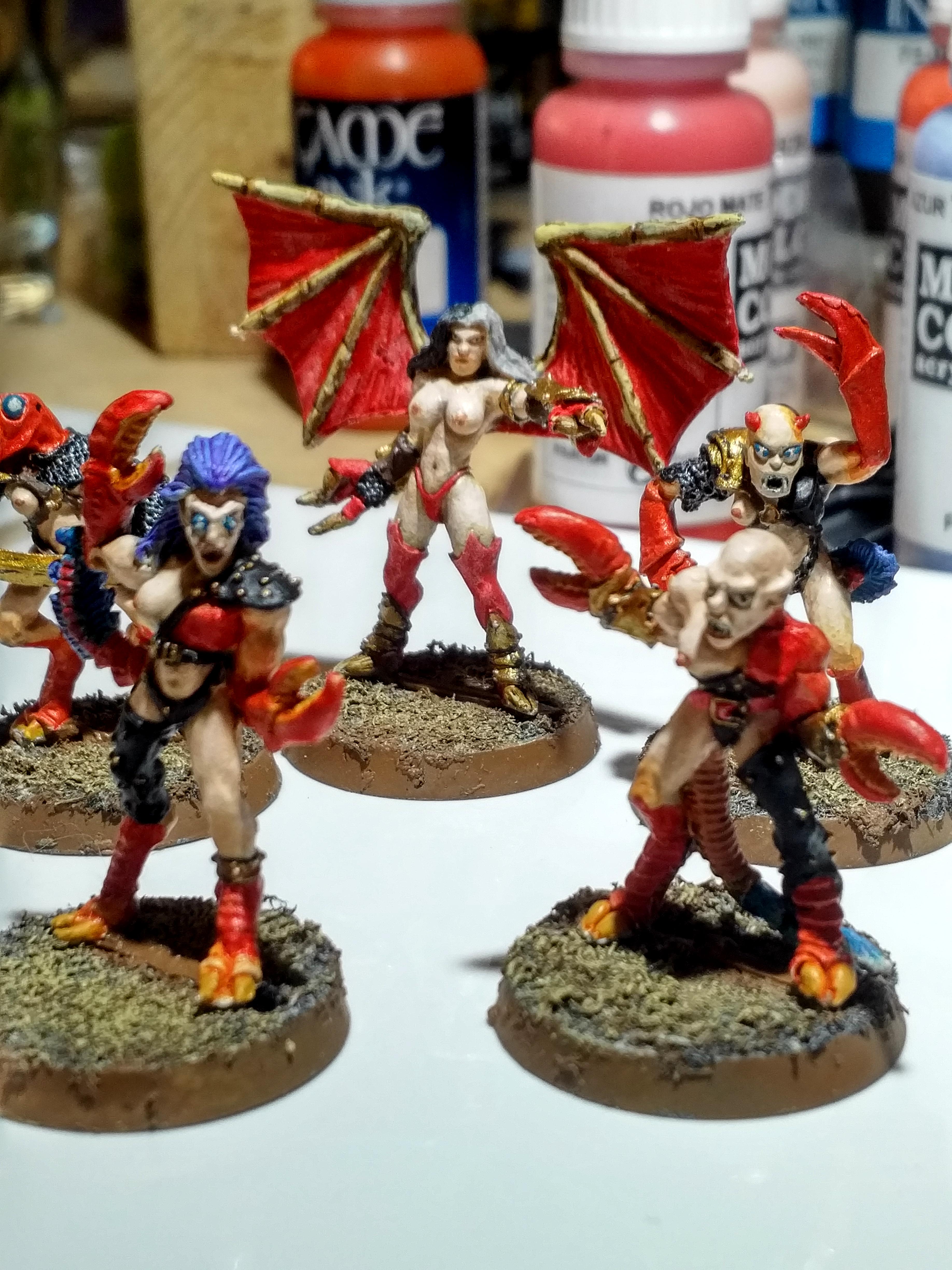 Chaos, Daemonettes, Nsfw, Oldhammer
