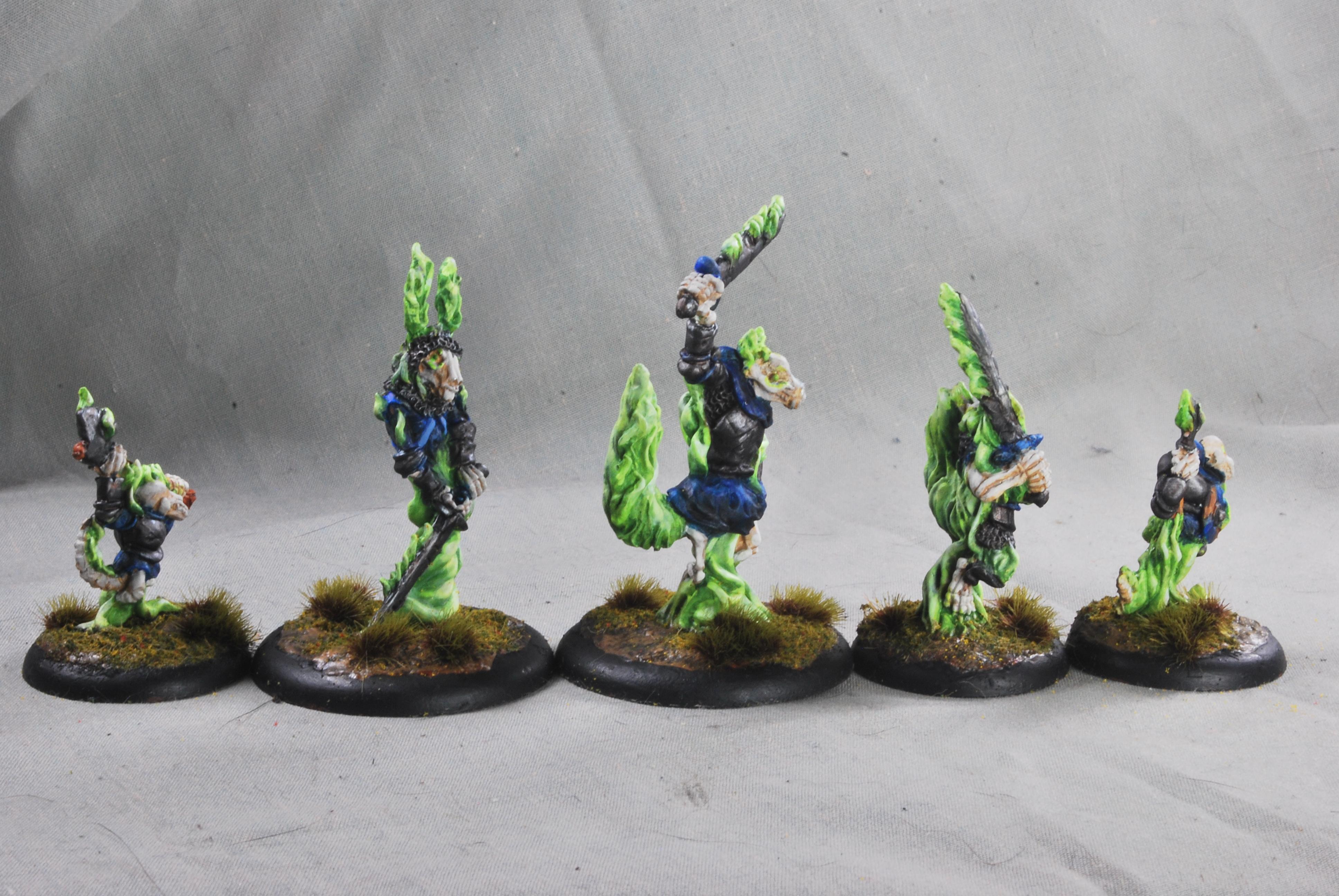 Badgers And Burrows, Dungeons And Dragons, Fox, Metal, Mole, Oathsworn Miniatures, Rabbit, Shrew, Squirrel, Undead