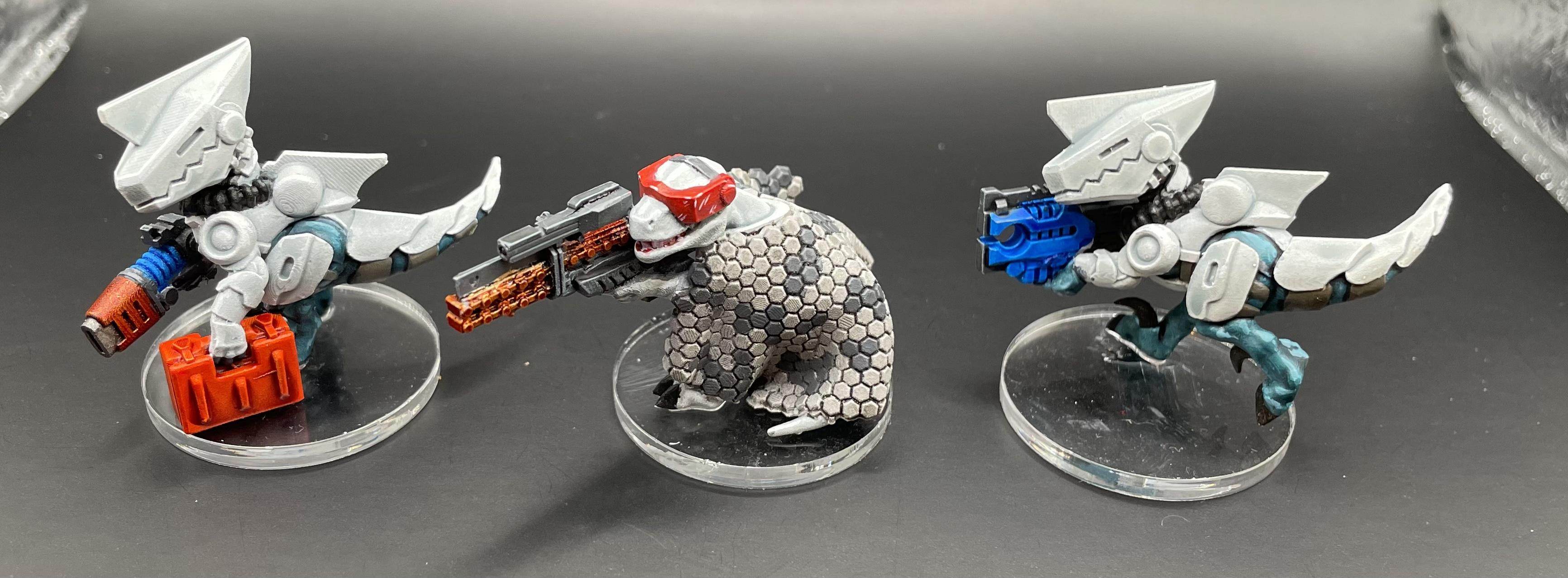 3d Print, Raygun Raptors, Stargrave