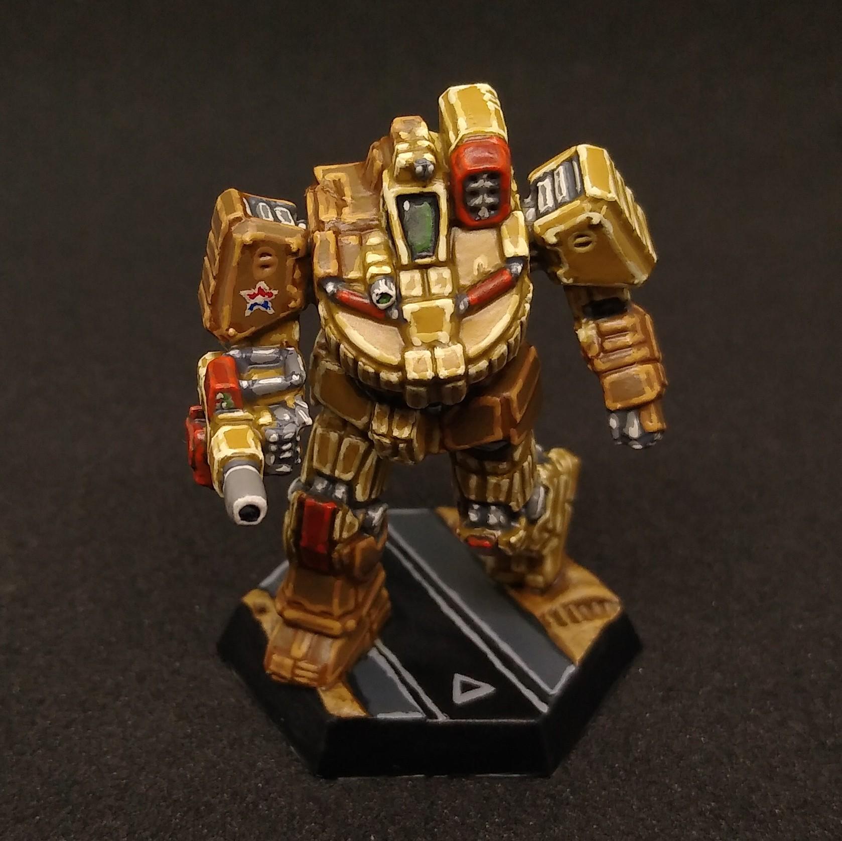 Battletech, Camouflage, Mech, Mechwarrior, Medium, Miniature, Rangers, Waco, Waco Rangers, Wolverine