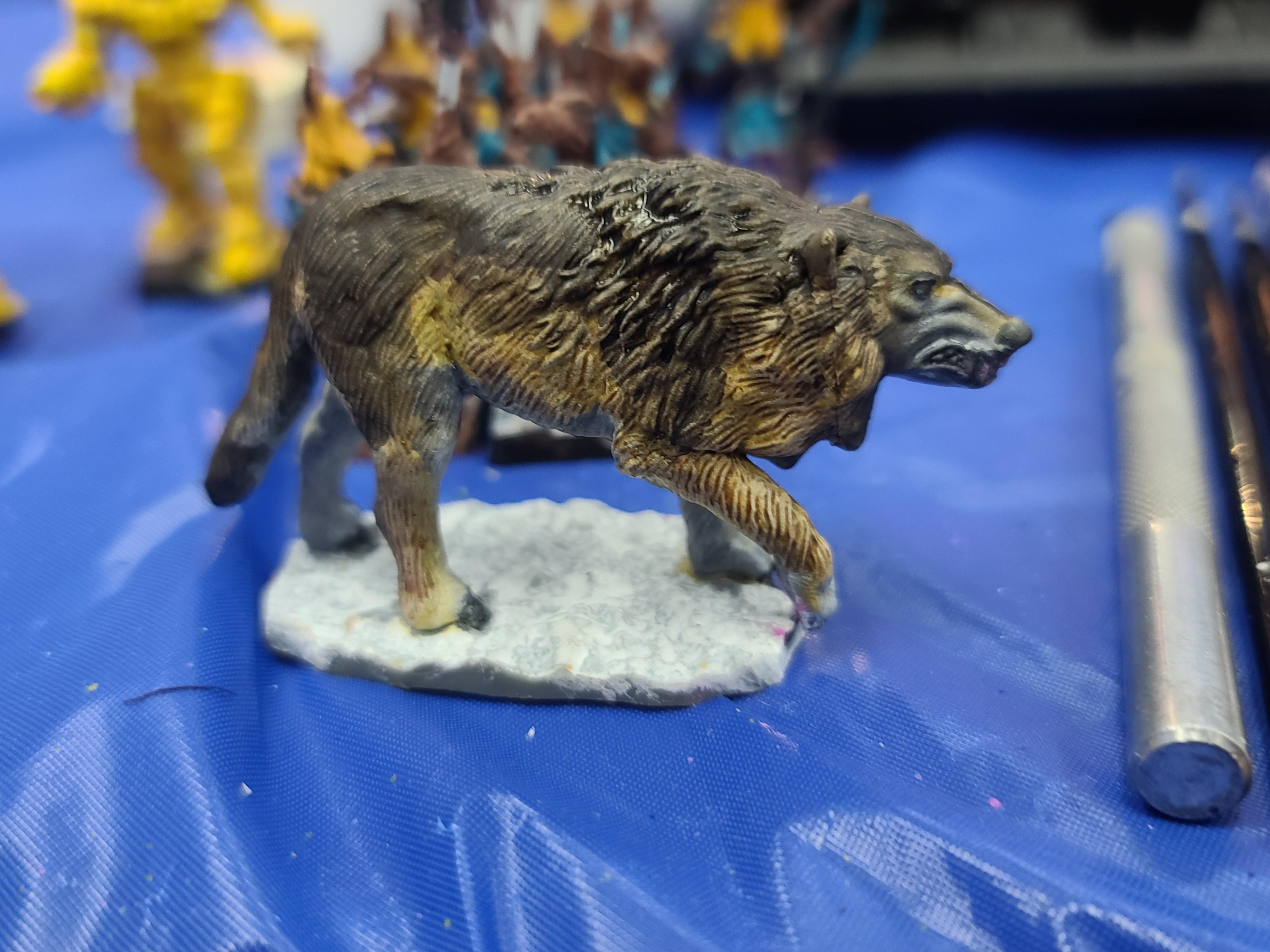 Bones, Bones Usa, Reaper Miniatures, Wash Paint, Wolf