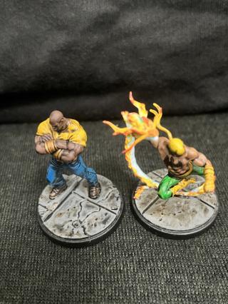Heroes For Hire Iron Fist & Luke Cage Perler Beads