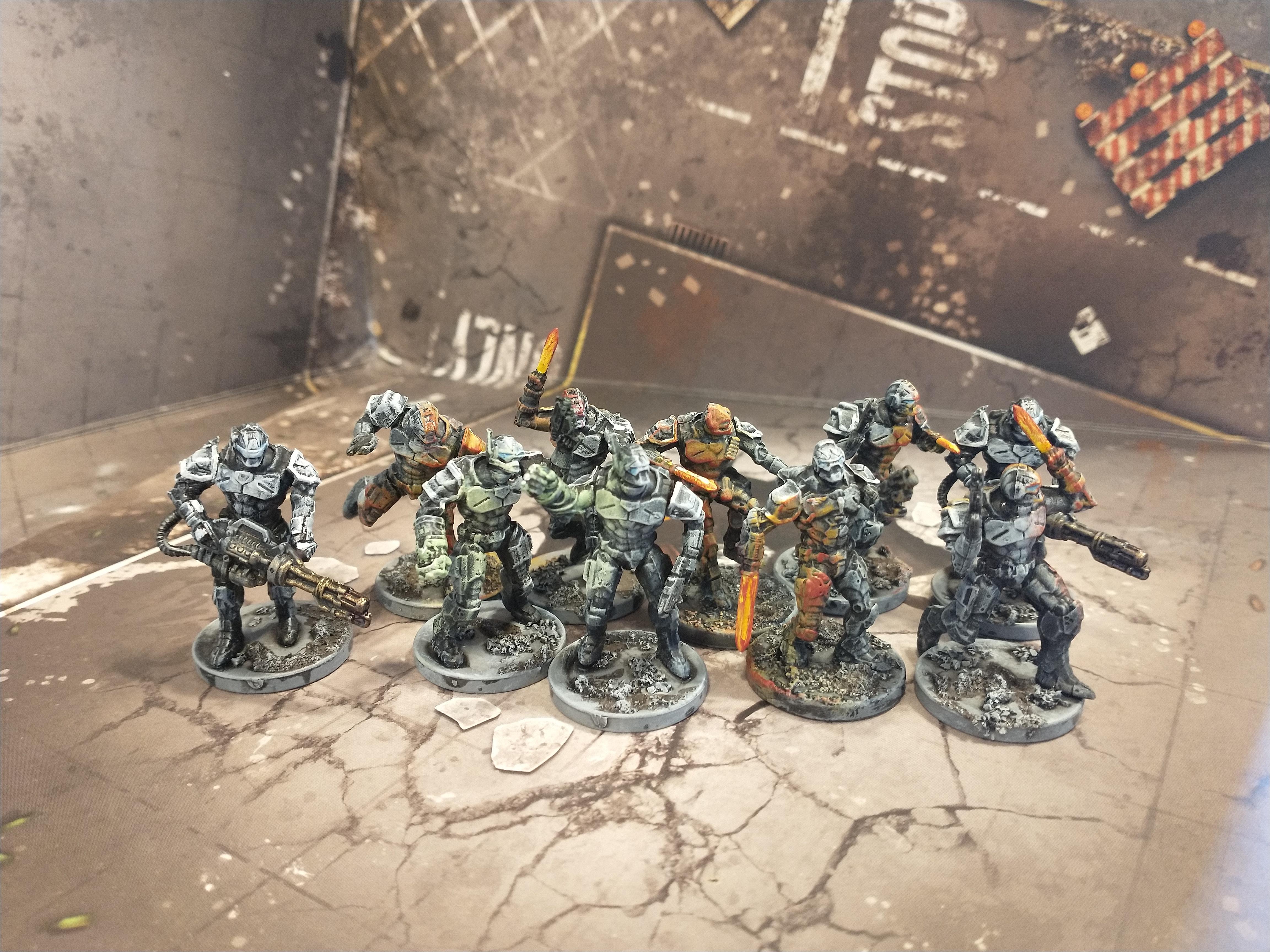 Asterian, Deadzone, Firefight, Mantoic, Skaven, Veer-myn, Warpath