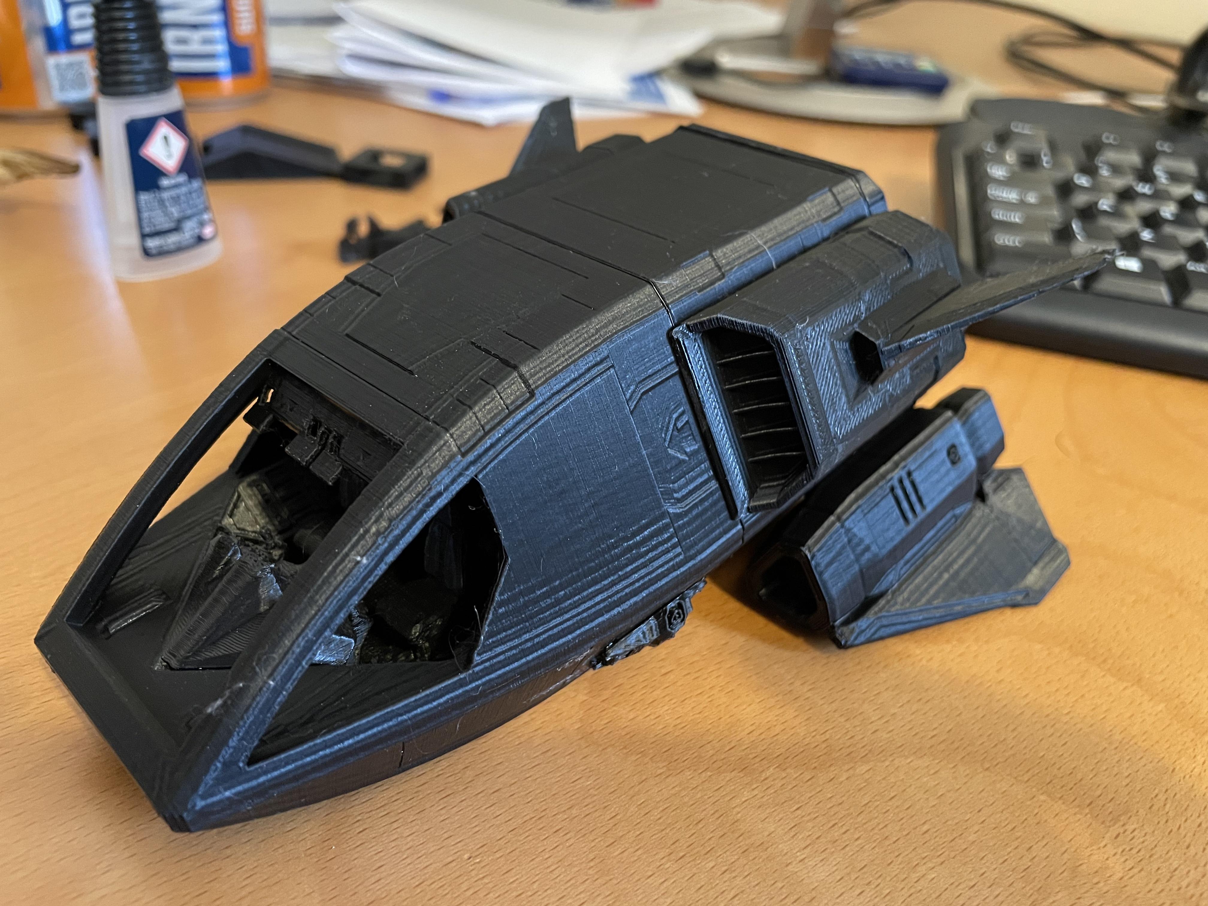 2nd Dynasty, 3d Print, Shuttle, Star Trek, Stargrave