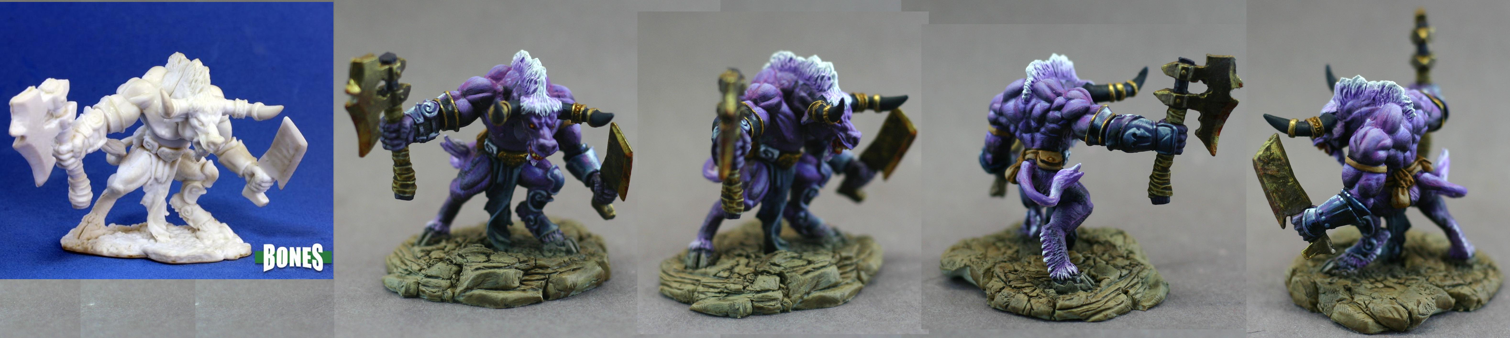 Dark Elves, Drow, Drow Cleric, Drow Druid, Liela, Minotaur, Reaper, Reaper Bones, Tierdeleira