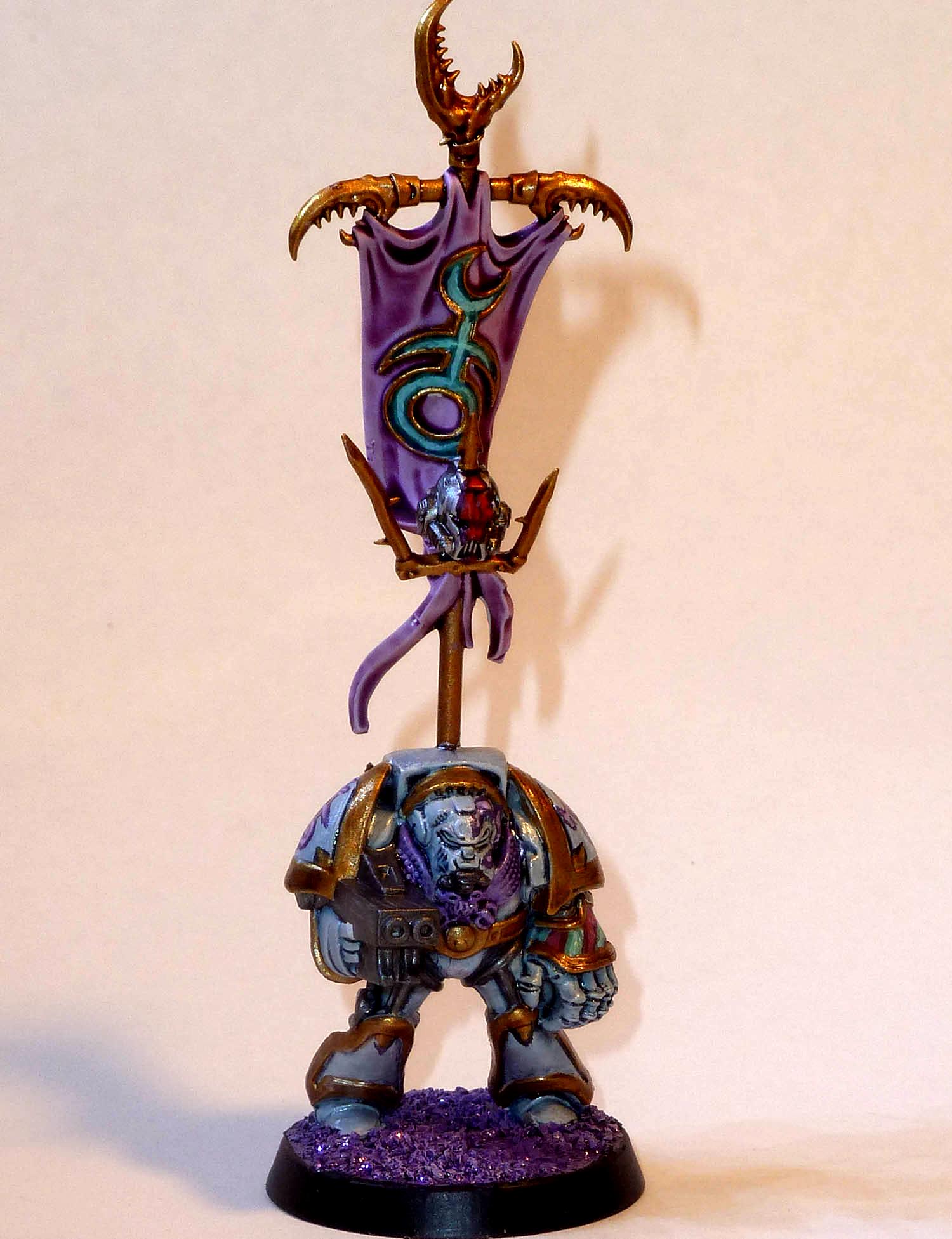 Chaos, Emperor's Children, Slaanesh, Terminator Armor, Warhammer 40,000