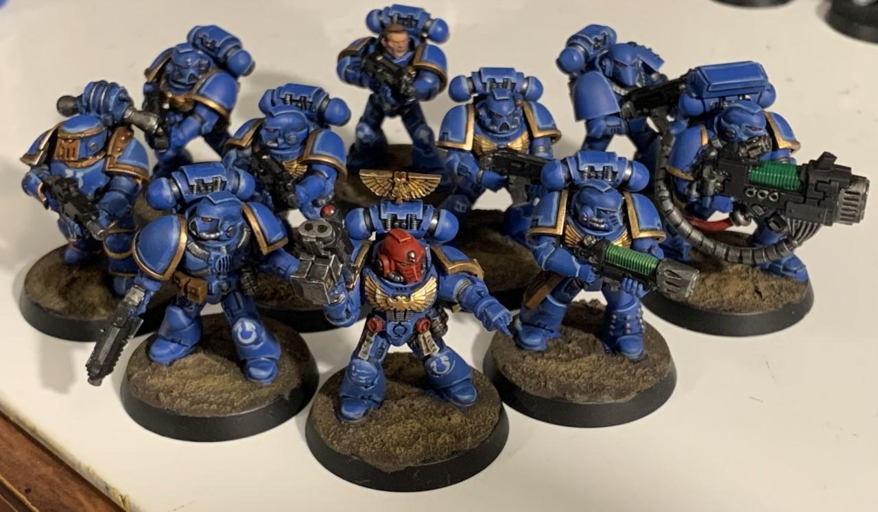 Mark Iii, Mark Iv, Mark Vi, Space Marines, Tactical Squad, Ultramarines