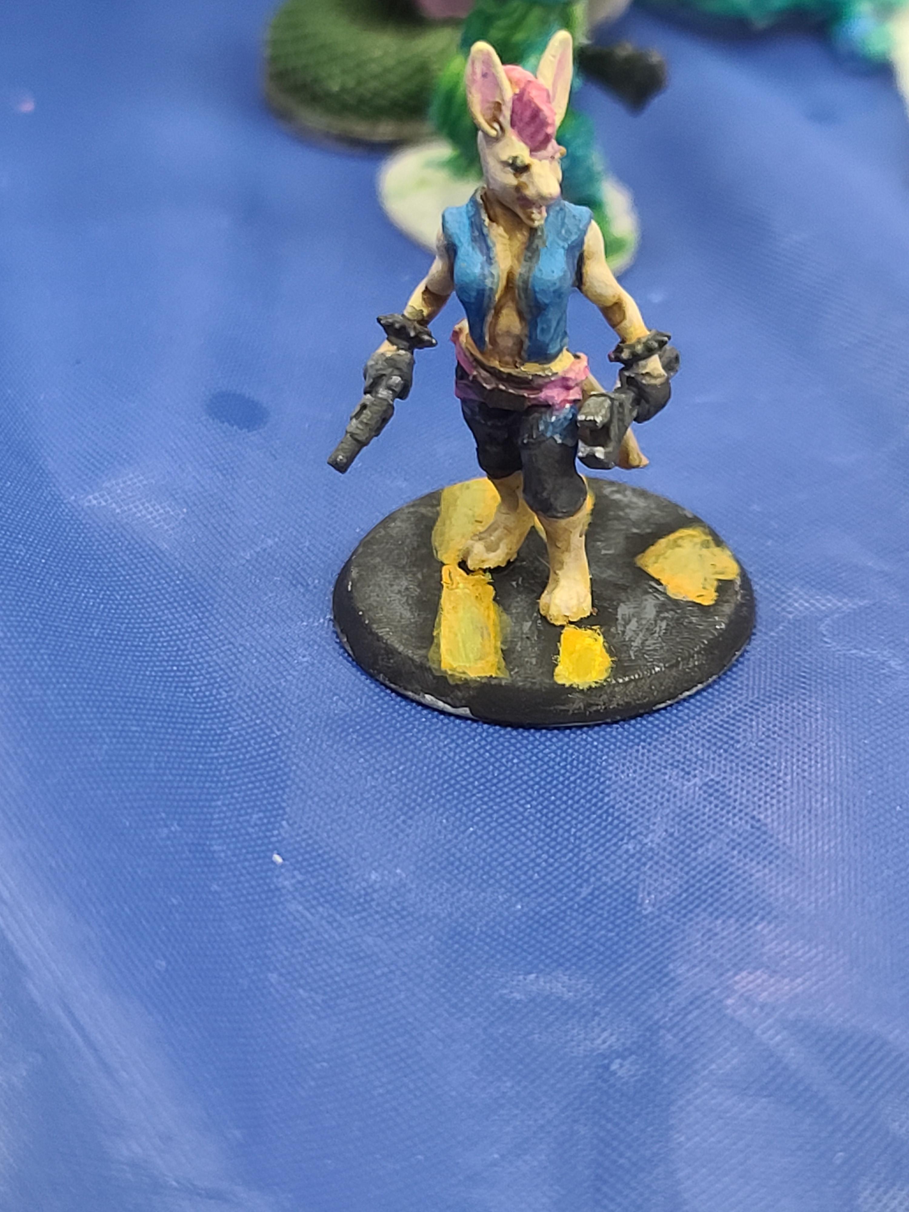3d Printed, Fennec, Fox, Furry, Heroforge, Mechanic