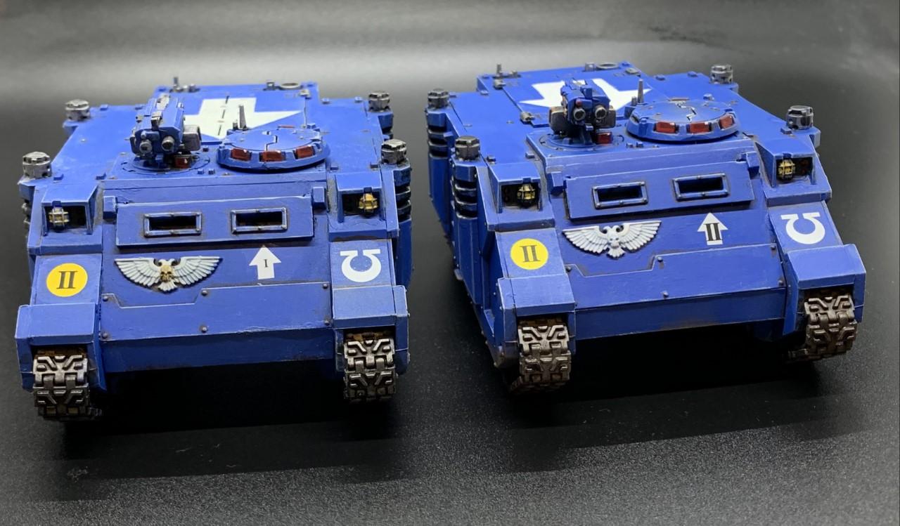 2nd Company, Apc, Mk Iic, Rhino, Space Marines, Ultramarines, Vehicle