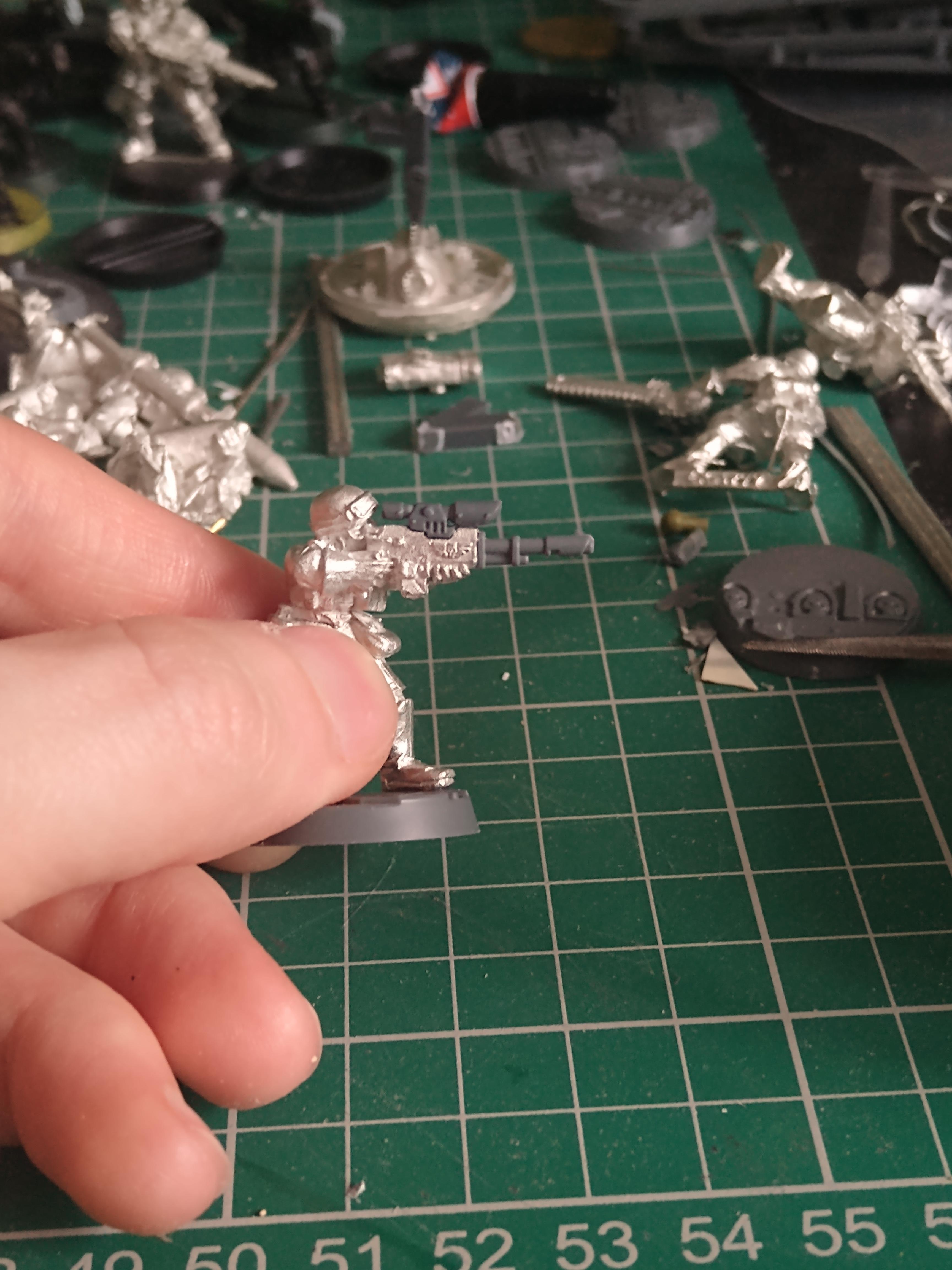 Detail of sniper conversion