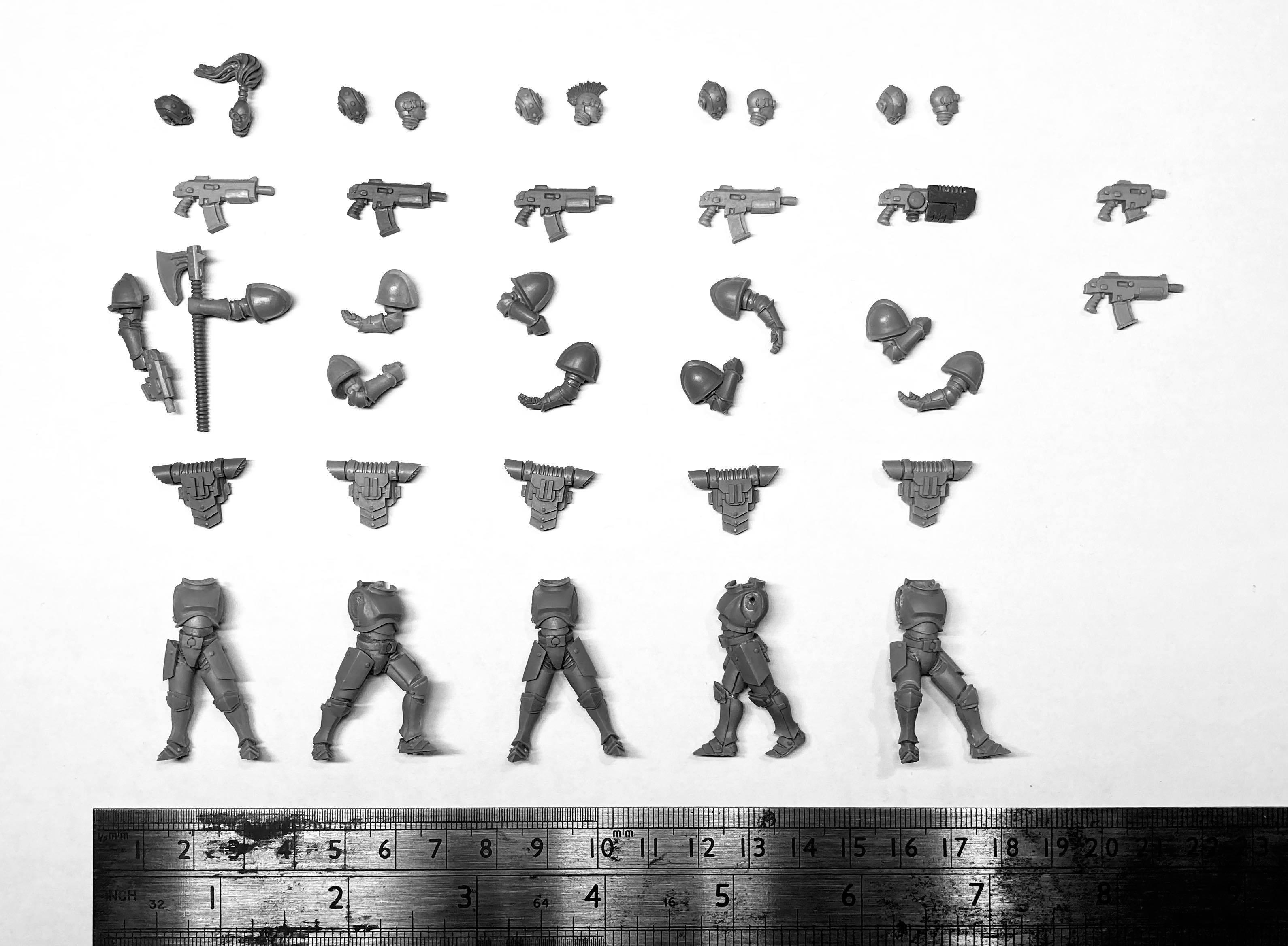 Female, Space Marines, Warhammer 40,000