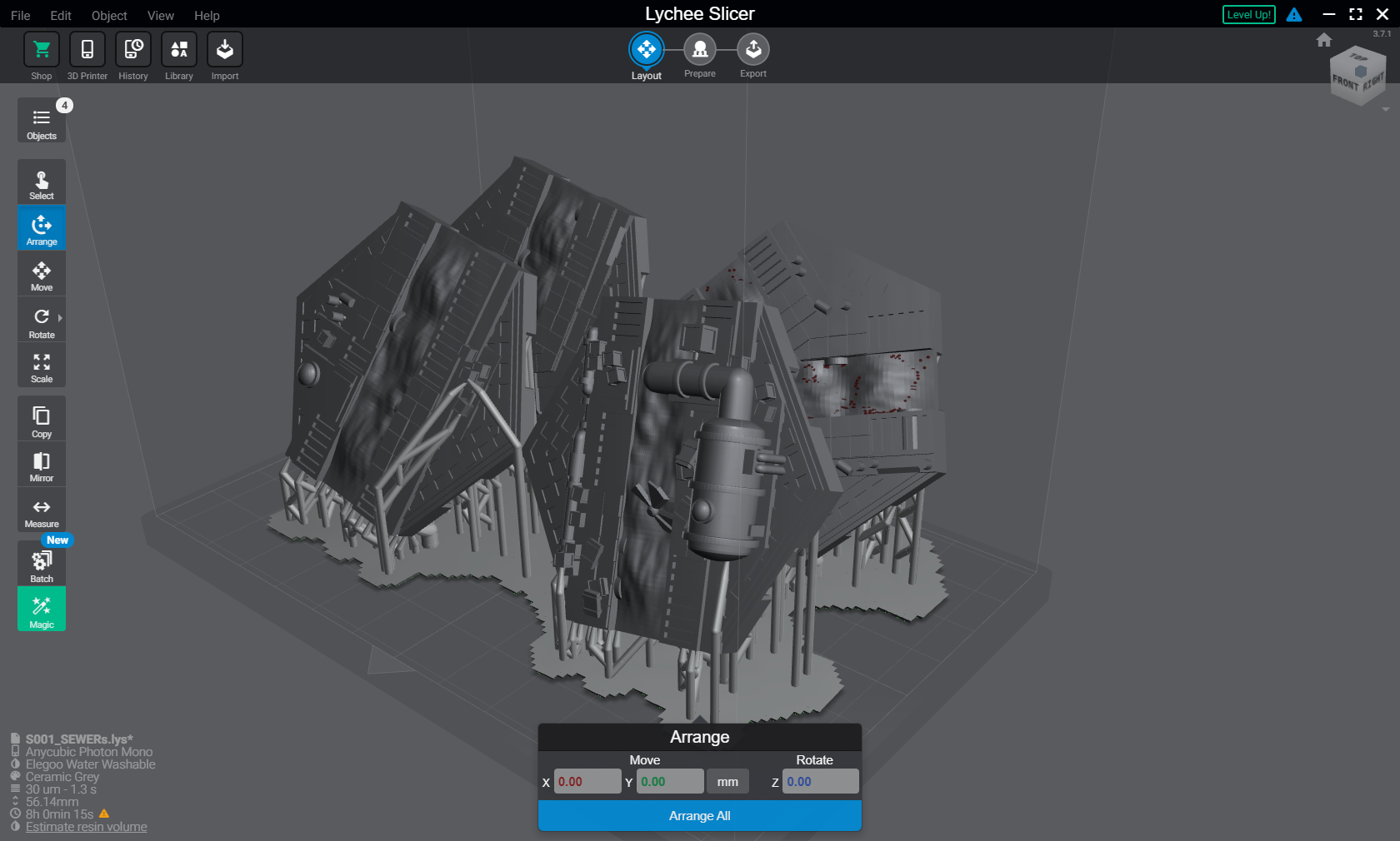 3d Print, Hive, Map, Tiles