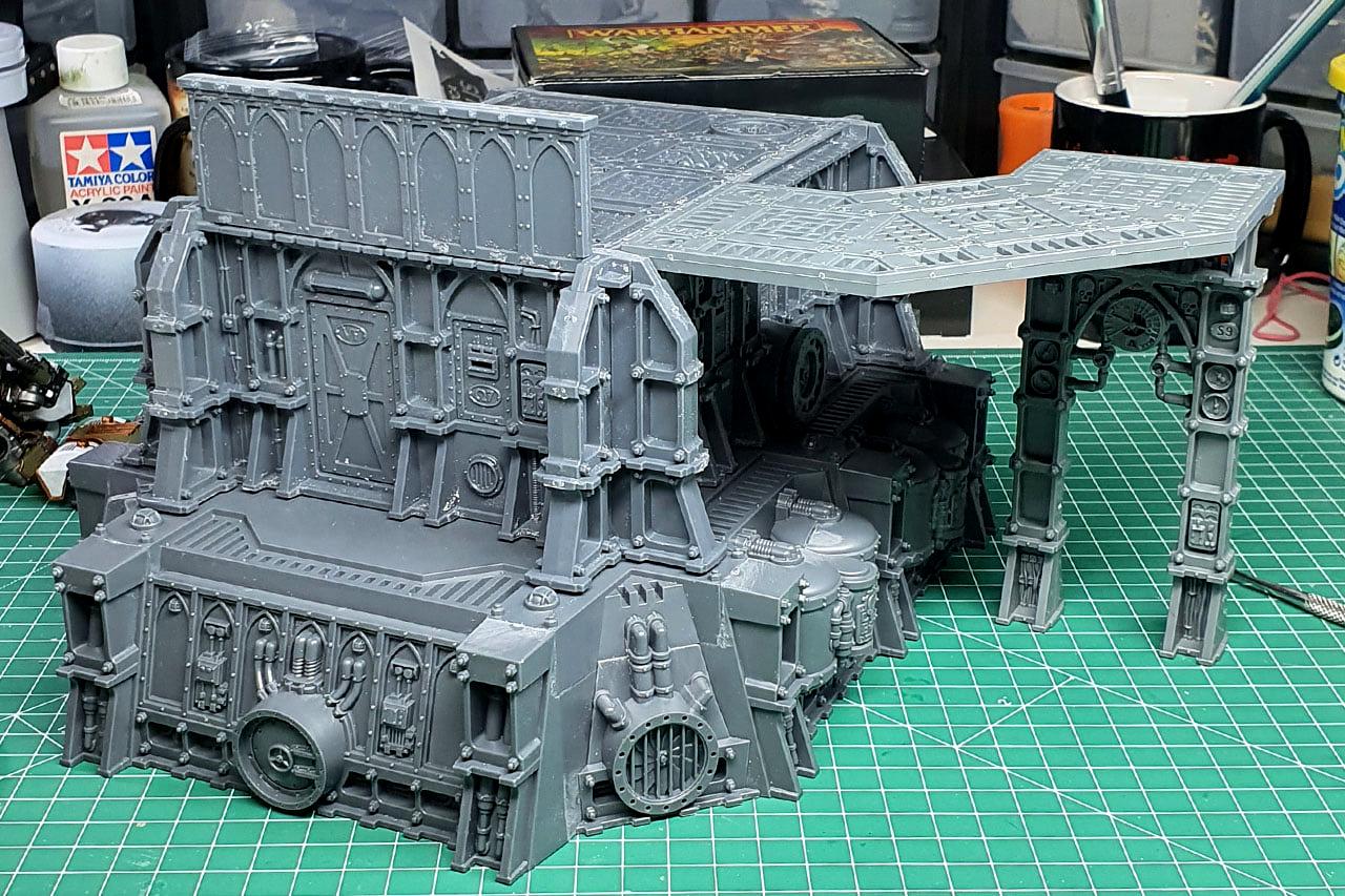 Bunker, Fronteris, Necromunda, Scale, Terrain, Walkway, Zone Mortalis