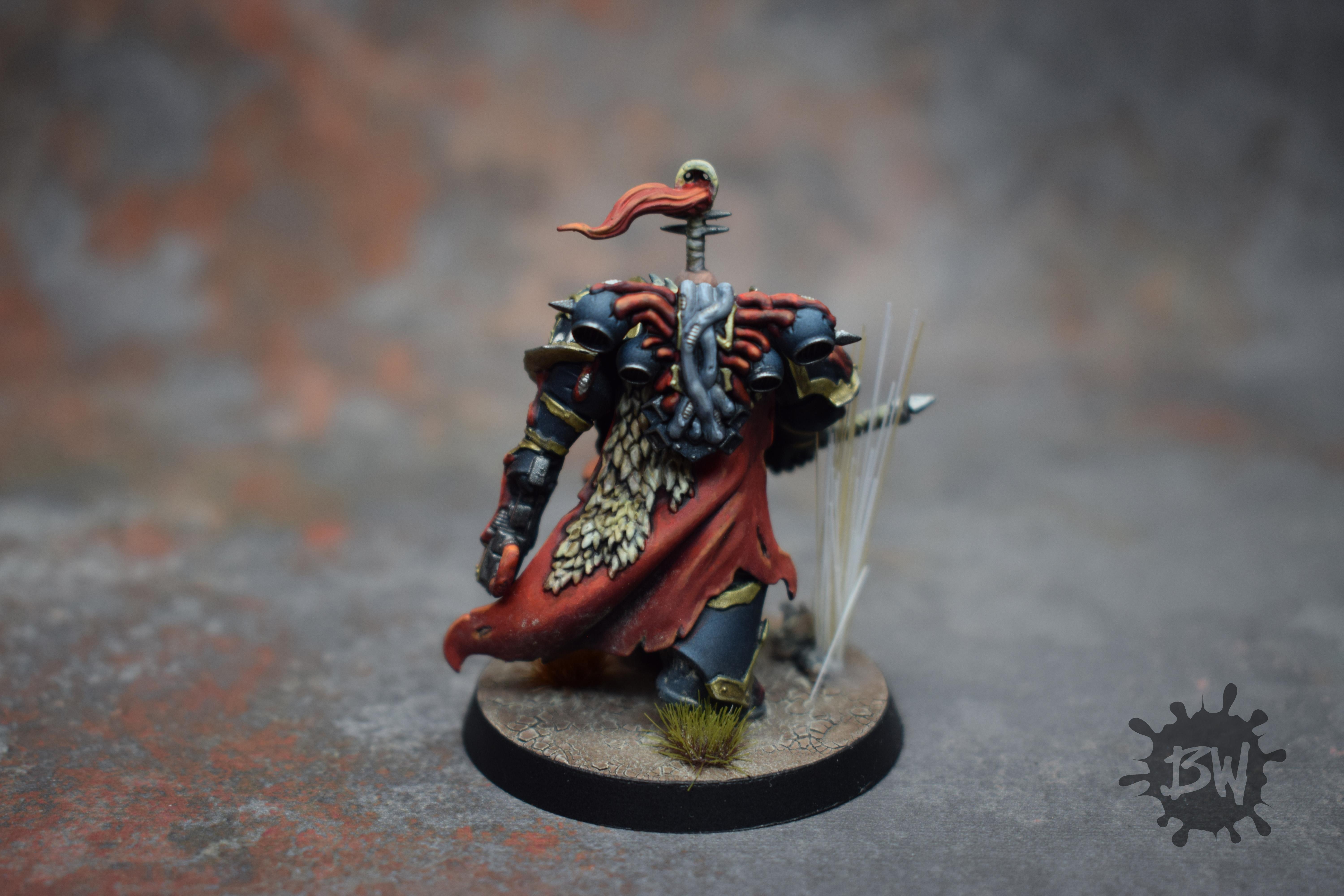 Bw, Chaos, Chaos Lord Black Legion, Chaos Space Marines Black Legion Army, Games Workshop, Warhammer 40,000, Warhammer Fantasy