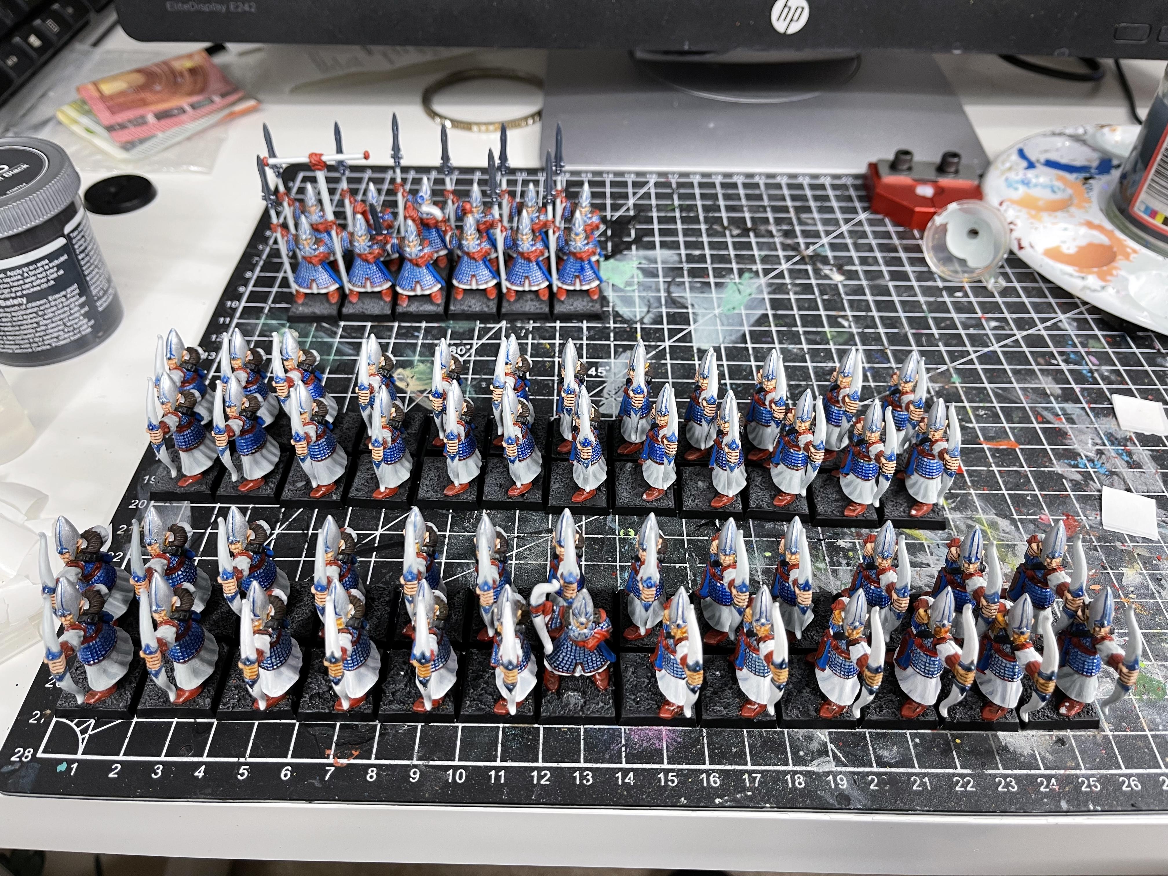 4th Edition, 5th Edition, Archers, High Elves, Spearmen, Warhammer Fantasy