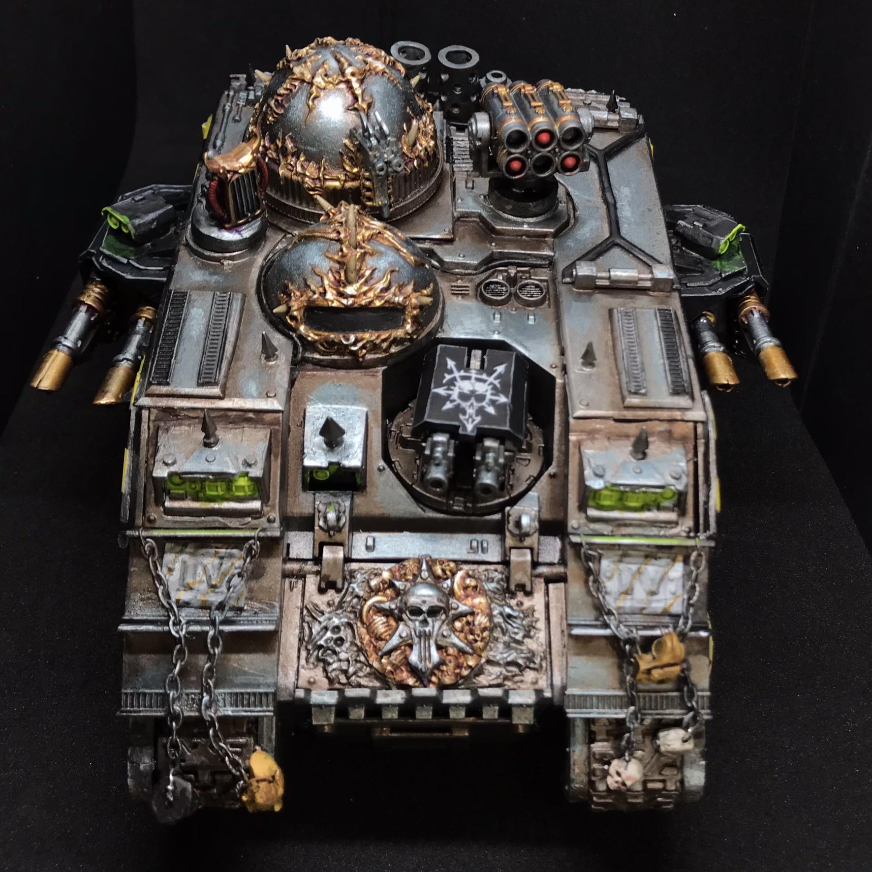 Chaos, Havoc Launcher, Iron Warriors, Kitbash, Land Raider, Scratch Build