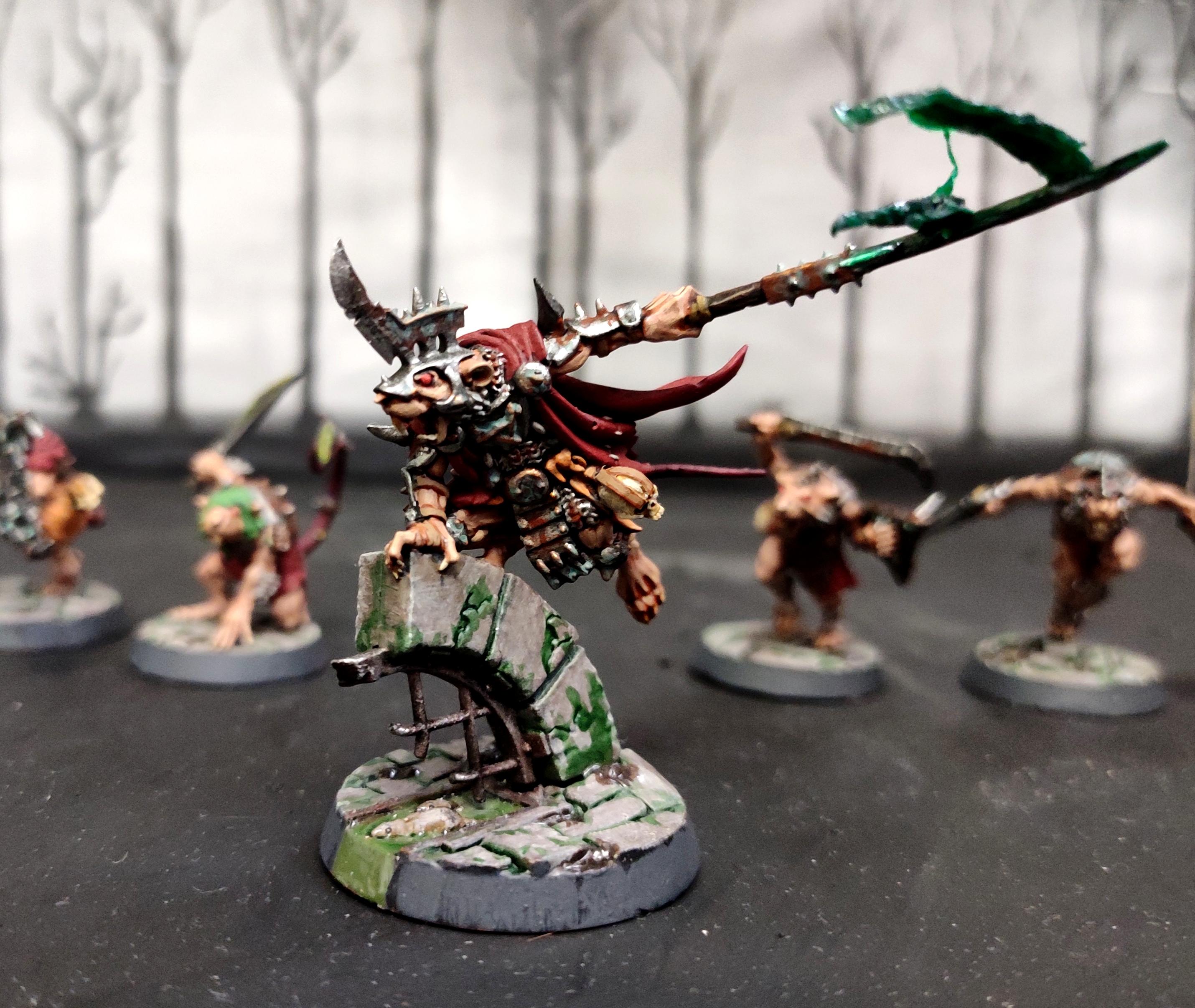 Age Of Sigmar, Chaos, Clawlord, Conversion, Rats, Regiment, Rust, Shadespire, Skaven, Skritch Spiteclaw, Spiteclaw�s Swarm, Warhammer Fantasy