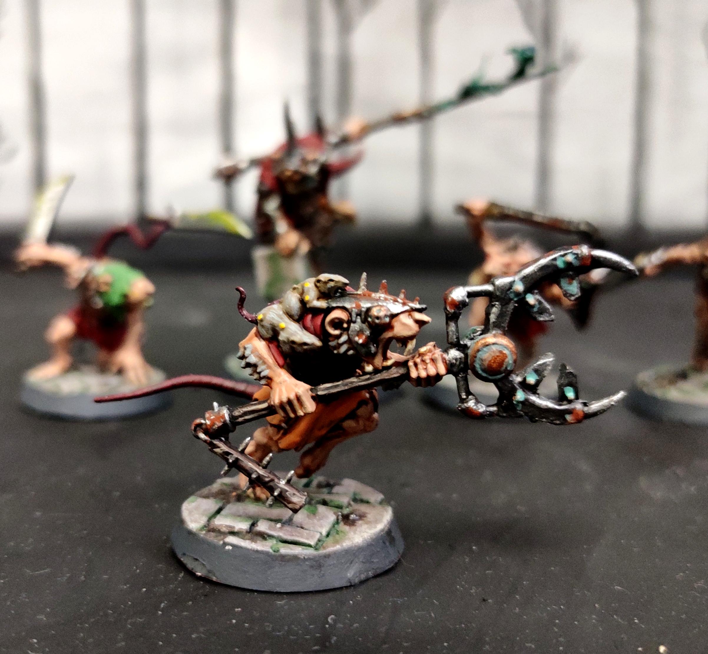 Age Of Sigmar, Chaos, Conversion, Krrk The Almost-trusted, Packmaster, Rats, Regiment, Rust, Shadespire, Skaven, Spiteclaw�s Swarm, Warhammer Fantasy