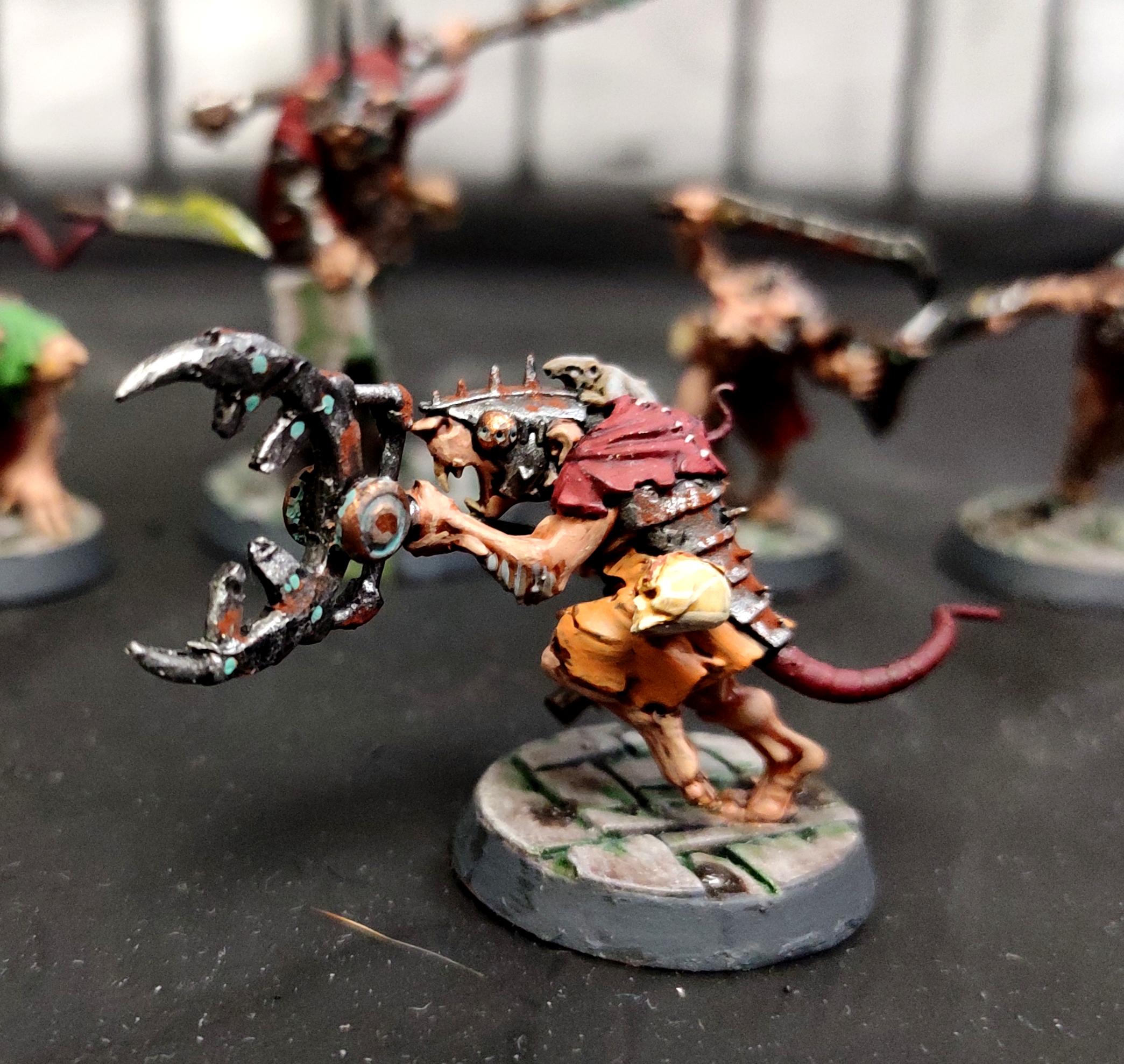 Age Of Sigmar, Chaos, Conversion, Krrk The Almost-trusted, Packmaster, Rats, Regiment, Rust, Shadespire, Skaven, Spiteclaw�s Swarm, Warhammer Fantasy