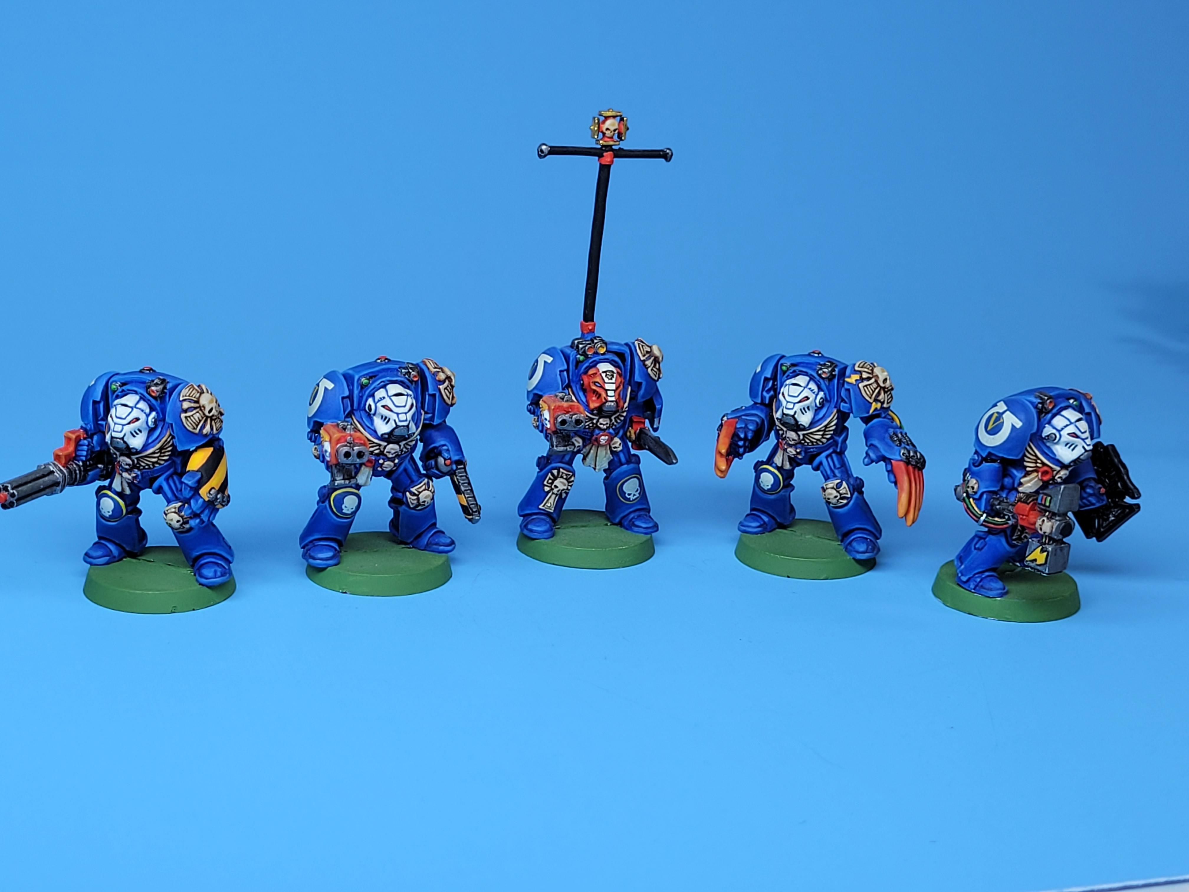 2nd Edition, Rouge Trader, Space Marines, Terminator Armor, Ultramarines