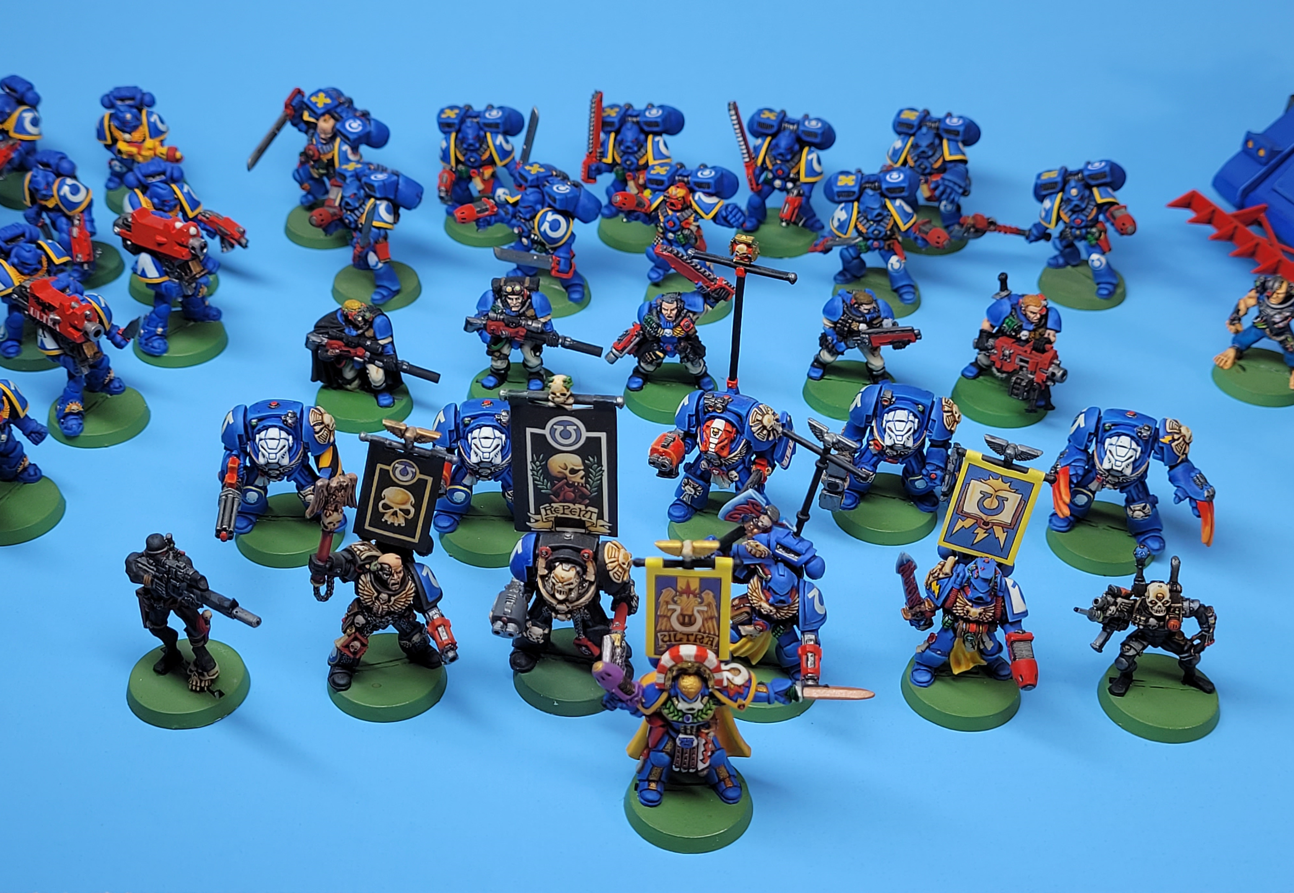 2nd Edition, Army, Classic, Rouge Trader, Space Marines, Ultramarines