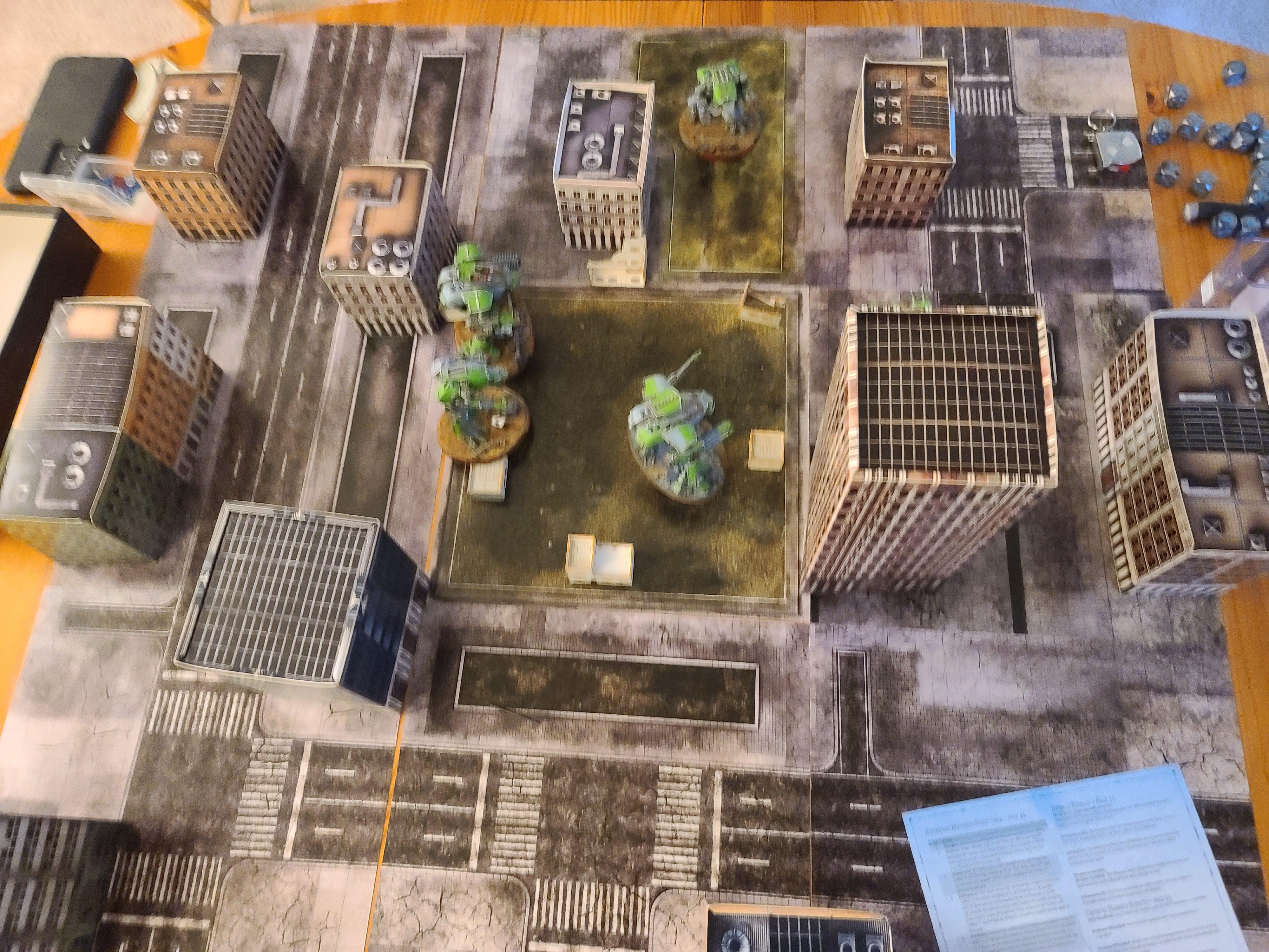 Adeptus Titanicus, Games Workshop, Overhead Shot, Reaver, Titan, Warhound
