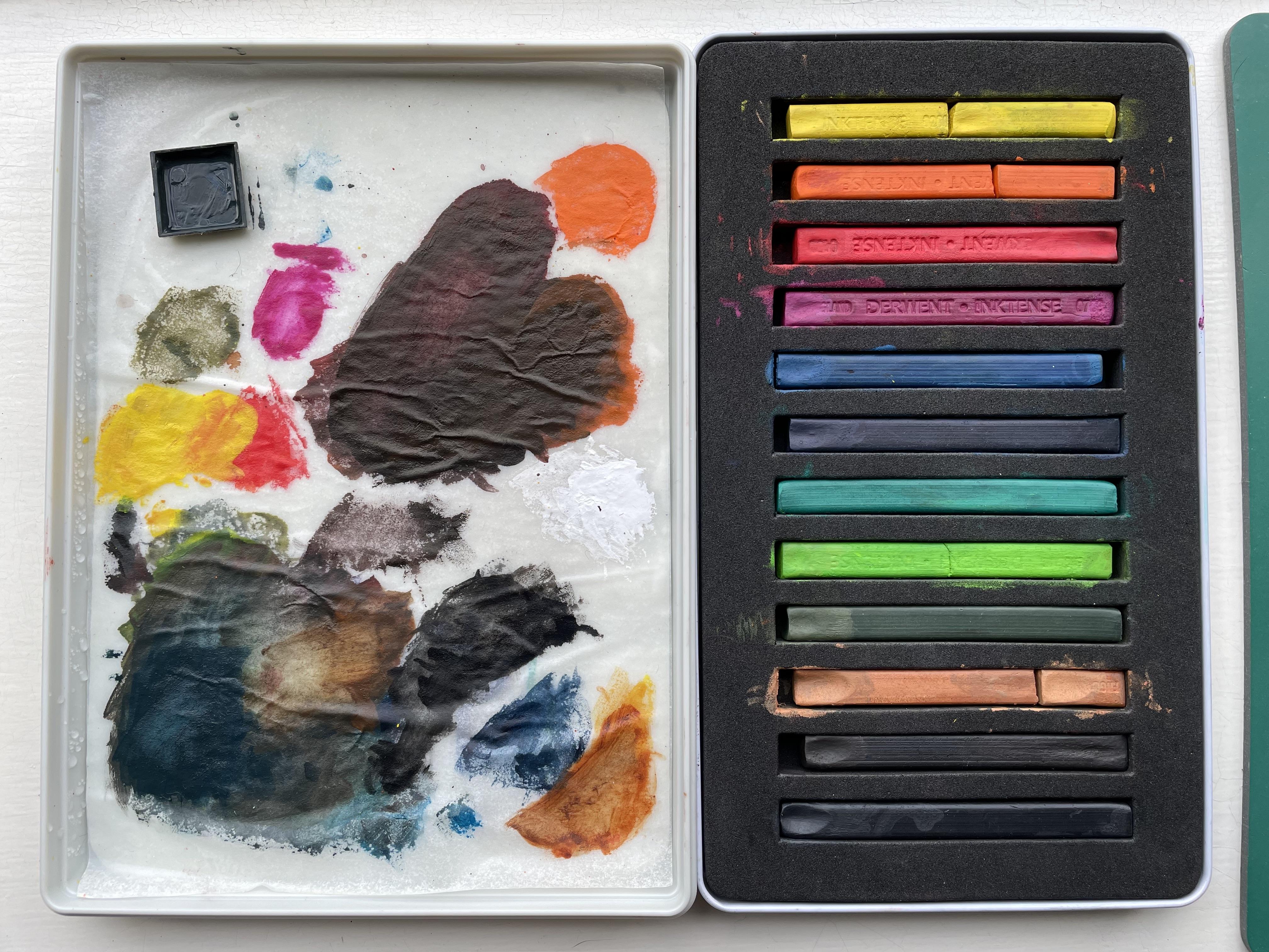 Minimalist painting setup