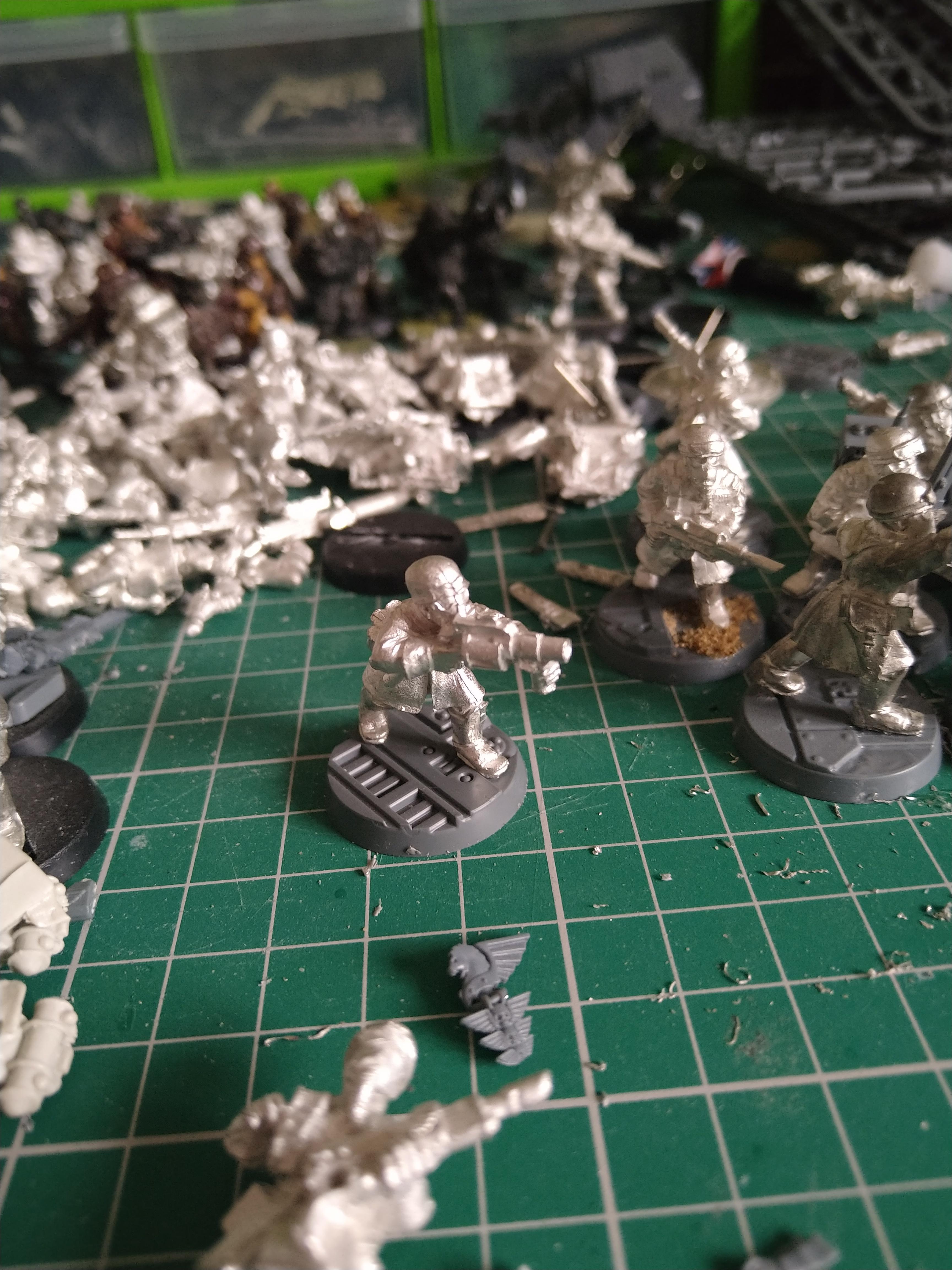 Gunner with grenade launcher