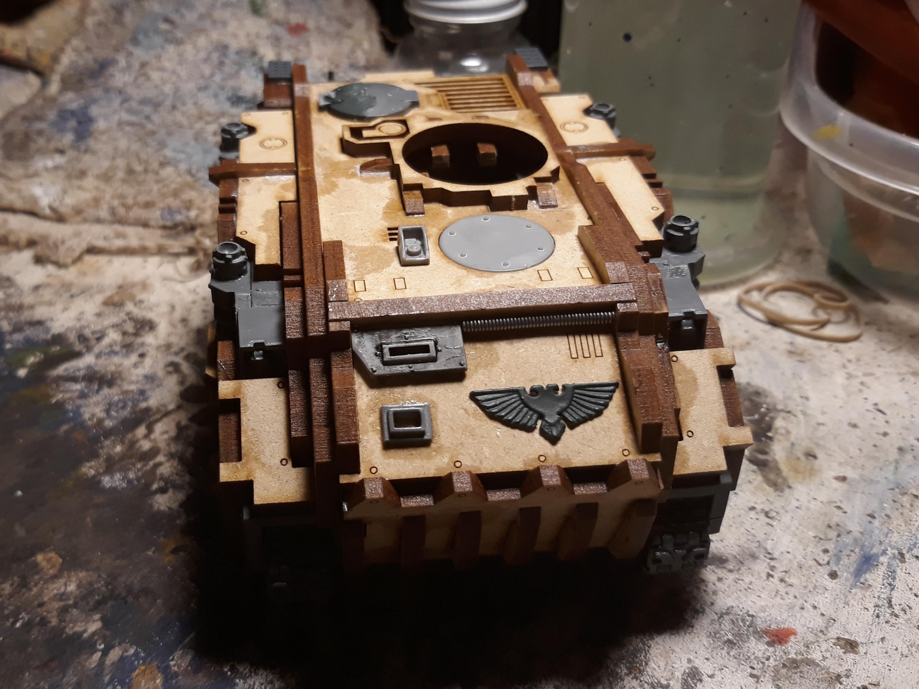 Some bits added to the top & front. 