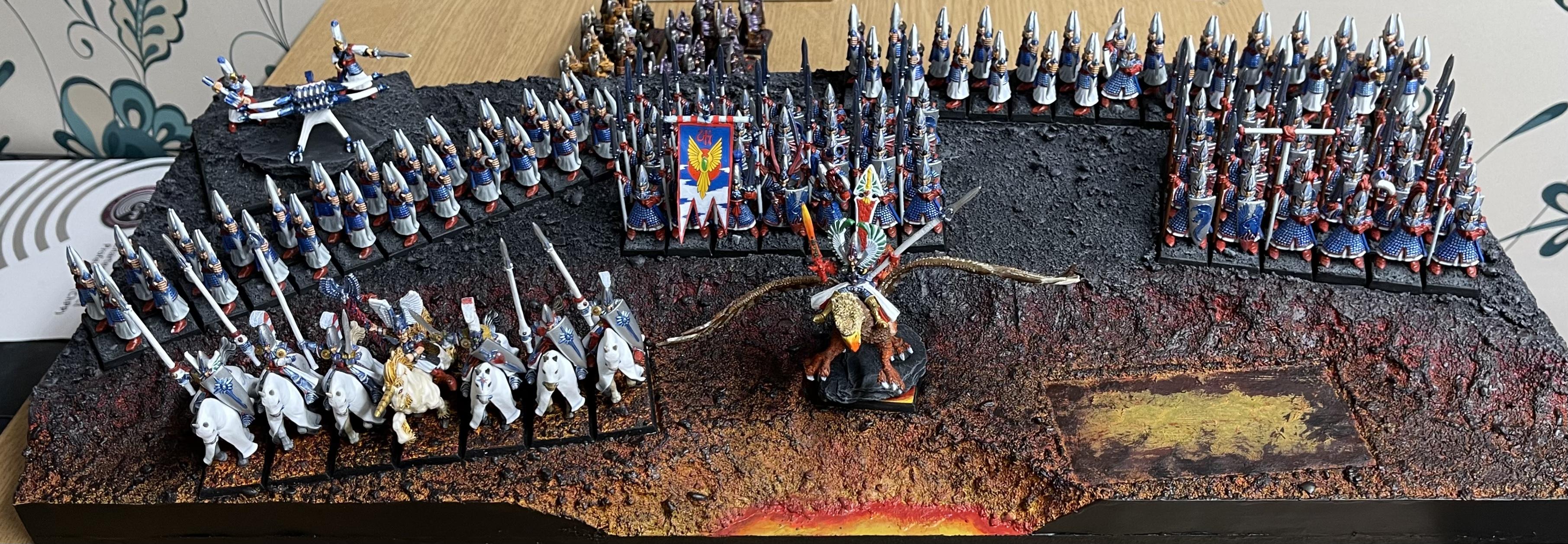 4th Edition, 5th Edition, Archers, Eltharion, High Elves, Repeater Bolt Thrower, Silver Helms, Spearmen, Stormwing, Warhammer Fantasy