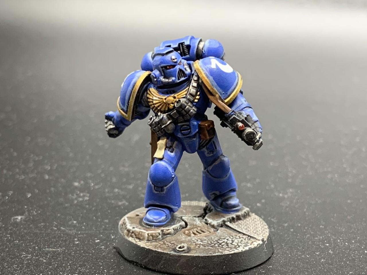 2nd Company, Series 1, Sgt, Space Marine Adventures, Space Marine Heroes, Space Marines, Tactical Squad, Ultramarines, Veteran Sgt