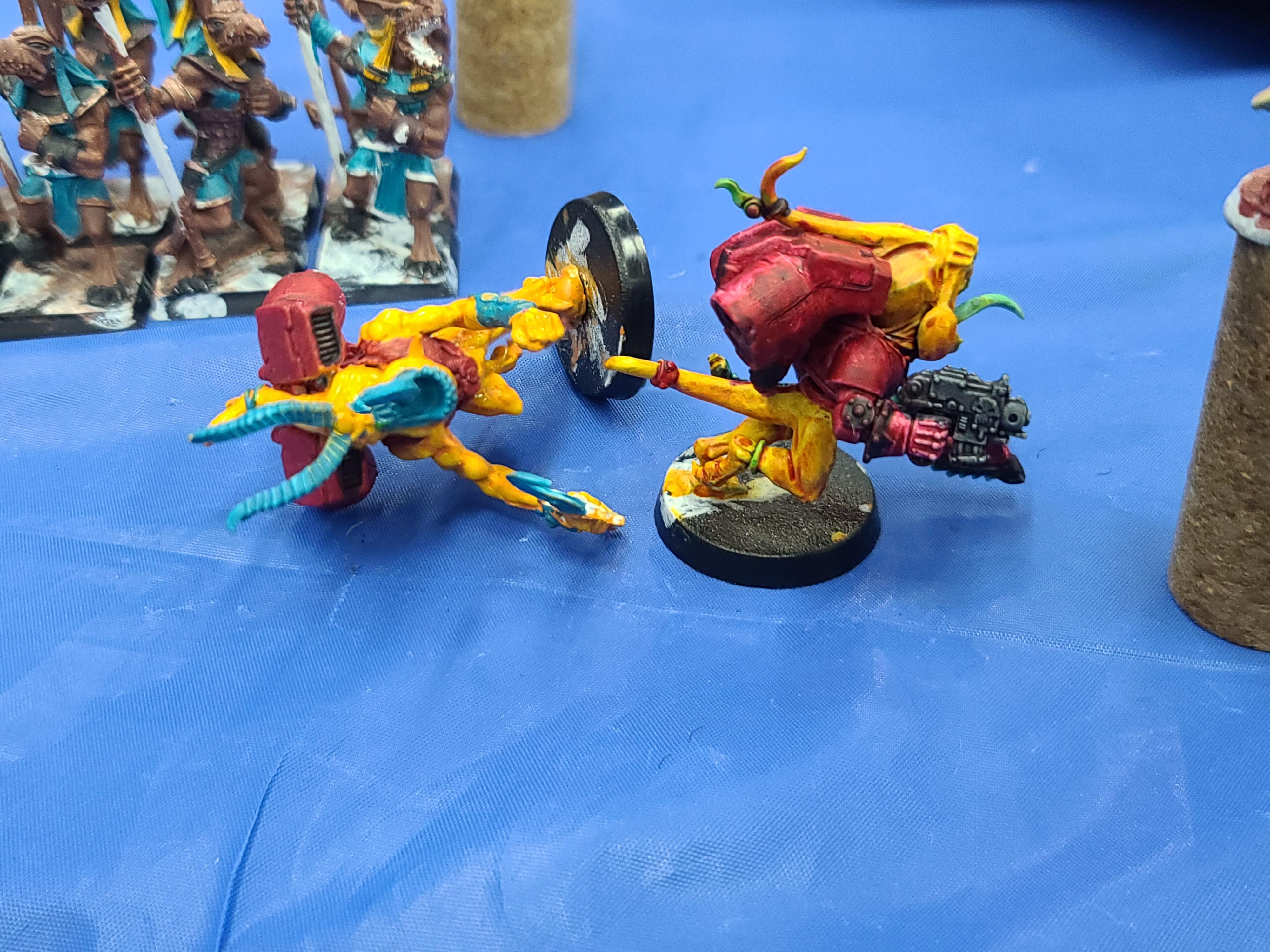 Games Workshop, Horrors, Kitbash, Space Marines, Speedpaints, Tzeench