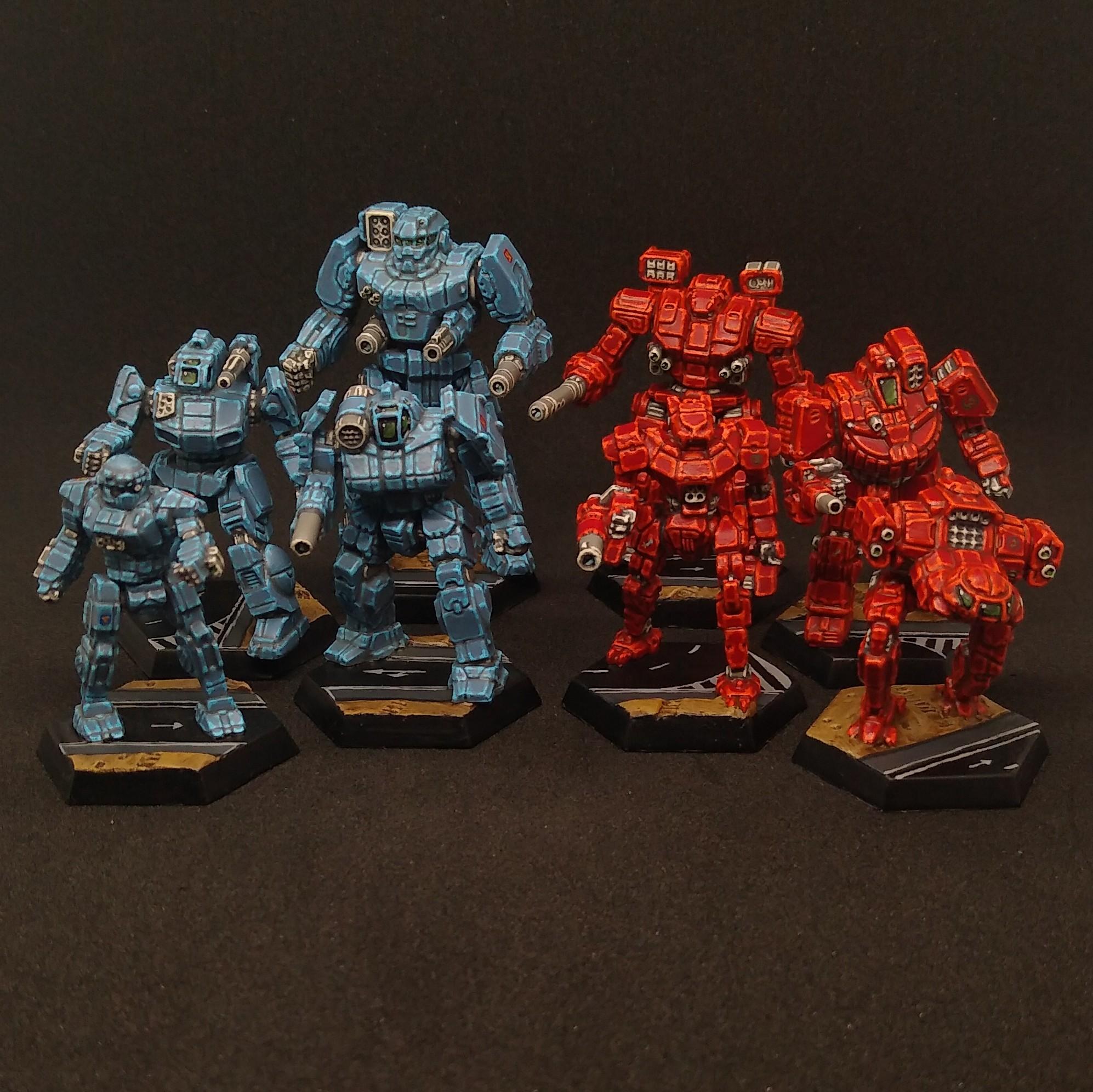 Battlemech, Battletech, Blue, Donegal Guards, Mech, Mechwarrior, Miniature