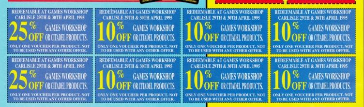 Copyright Games Workshop, Coupon, Retro Review, Sale, White Dwarf
