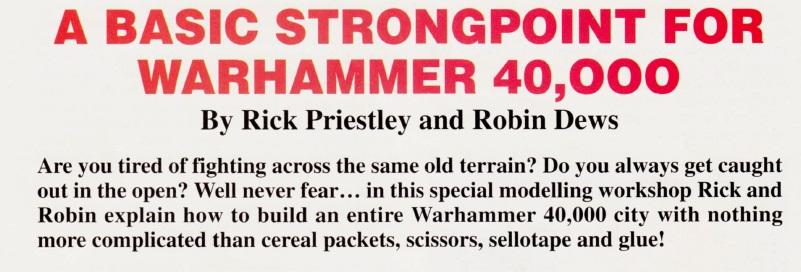 Copyright Games Workshop, Retro Review, White Dwarf