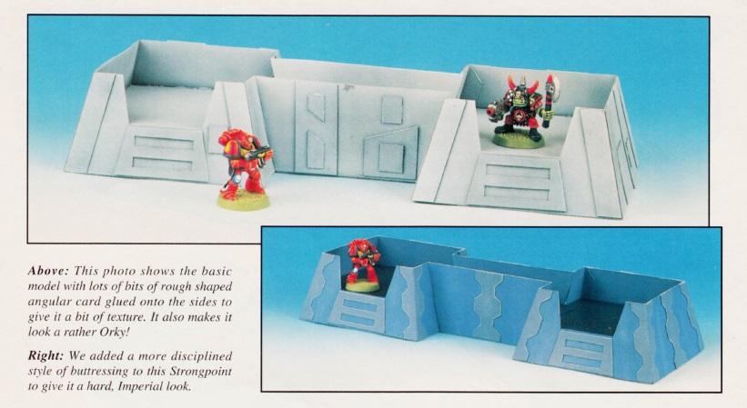 Bunker, Copyright Games Workshop, Do-it-yourself, Retro Review, Terrain, White Dwarf