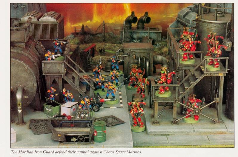 2nd Edition, Copyright Games Workshop, Mordian Iron Guard, Retro Review, White Dwarf, World Eaters