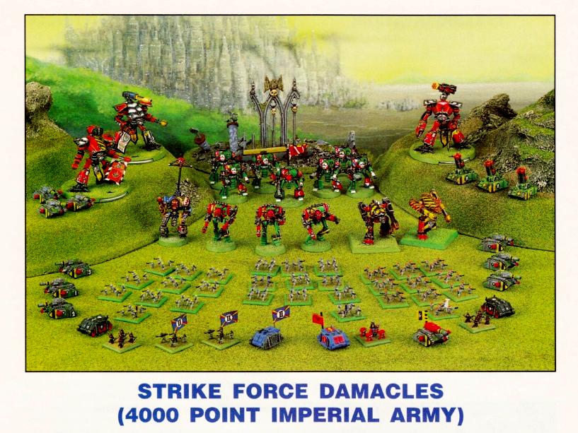 Copyright Games Workshop, Epic, Knights, Reaver, Retro Review, Titan, Titan Legions, White Dwarf