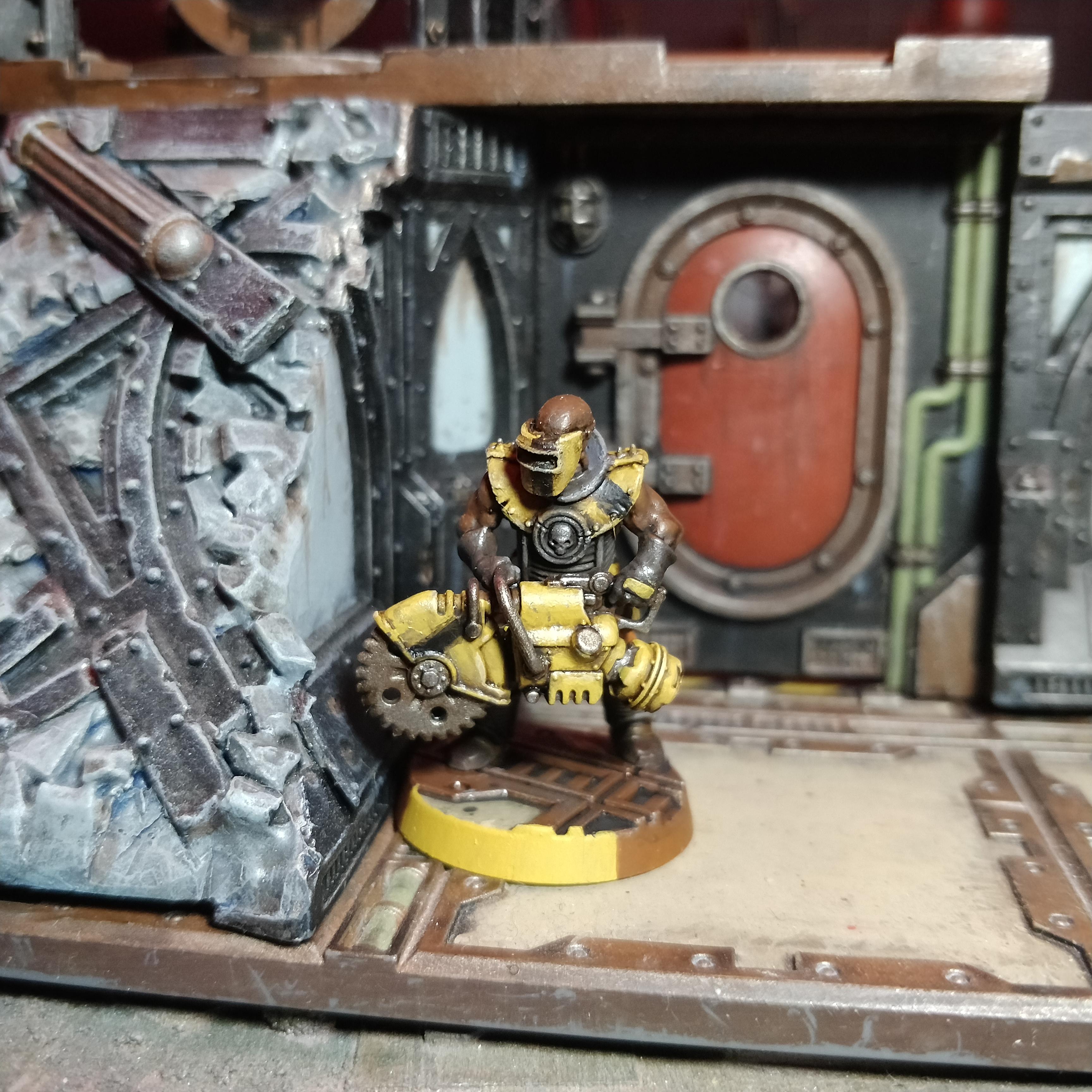 Civilian, Civilians, N17, Necromunda, Outcasts, Rock Saw, Underhive